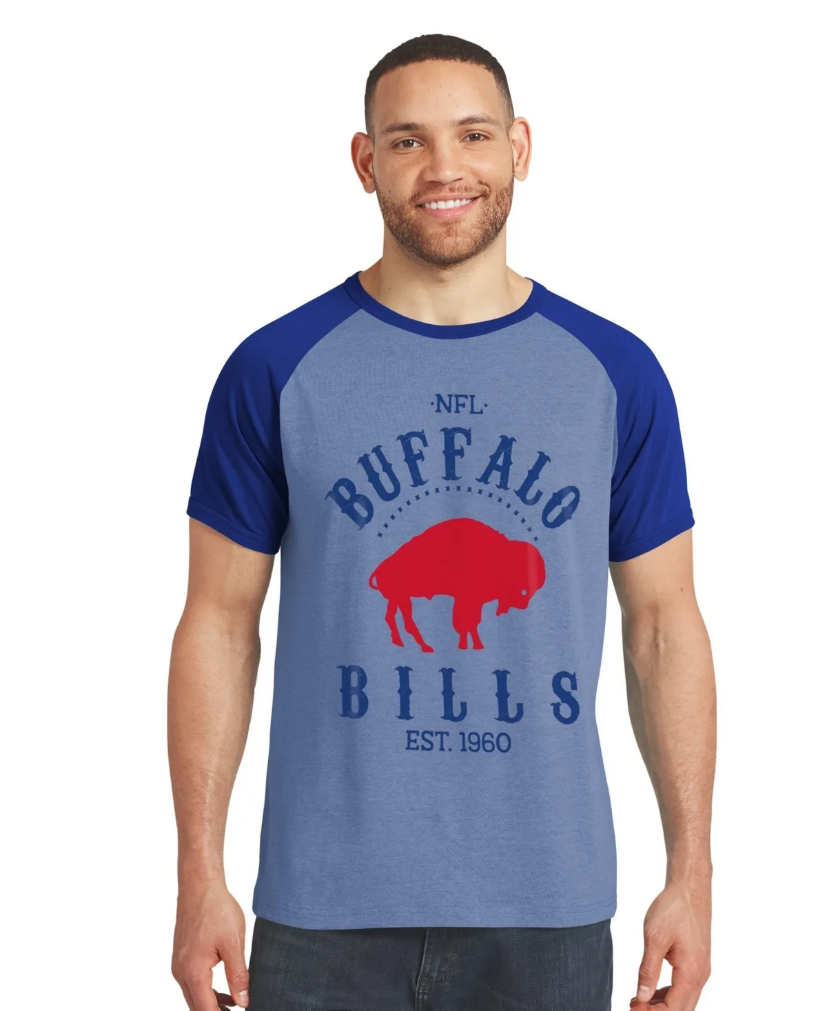 Darius Rucker Collection by Fanatics Buffalo Bills Raglan T-Shirt by Fanatics
