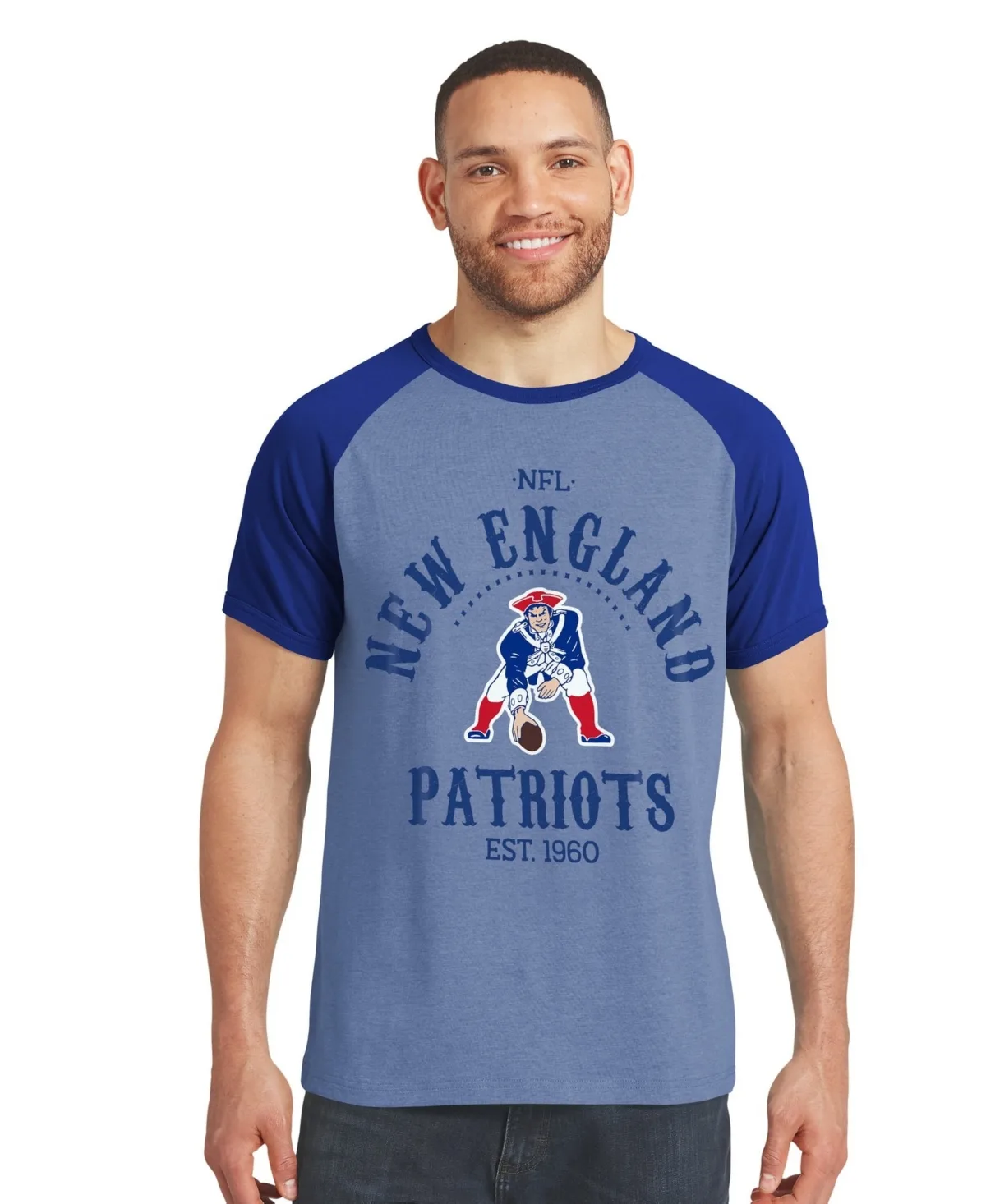 Darius Rucker Collection by Fanatics New England Patriots Raglan T-Shirt by Fanatics