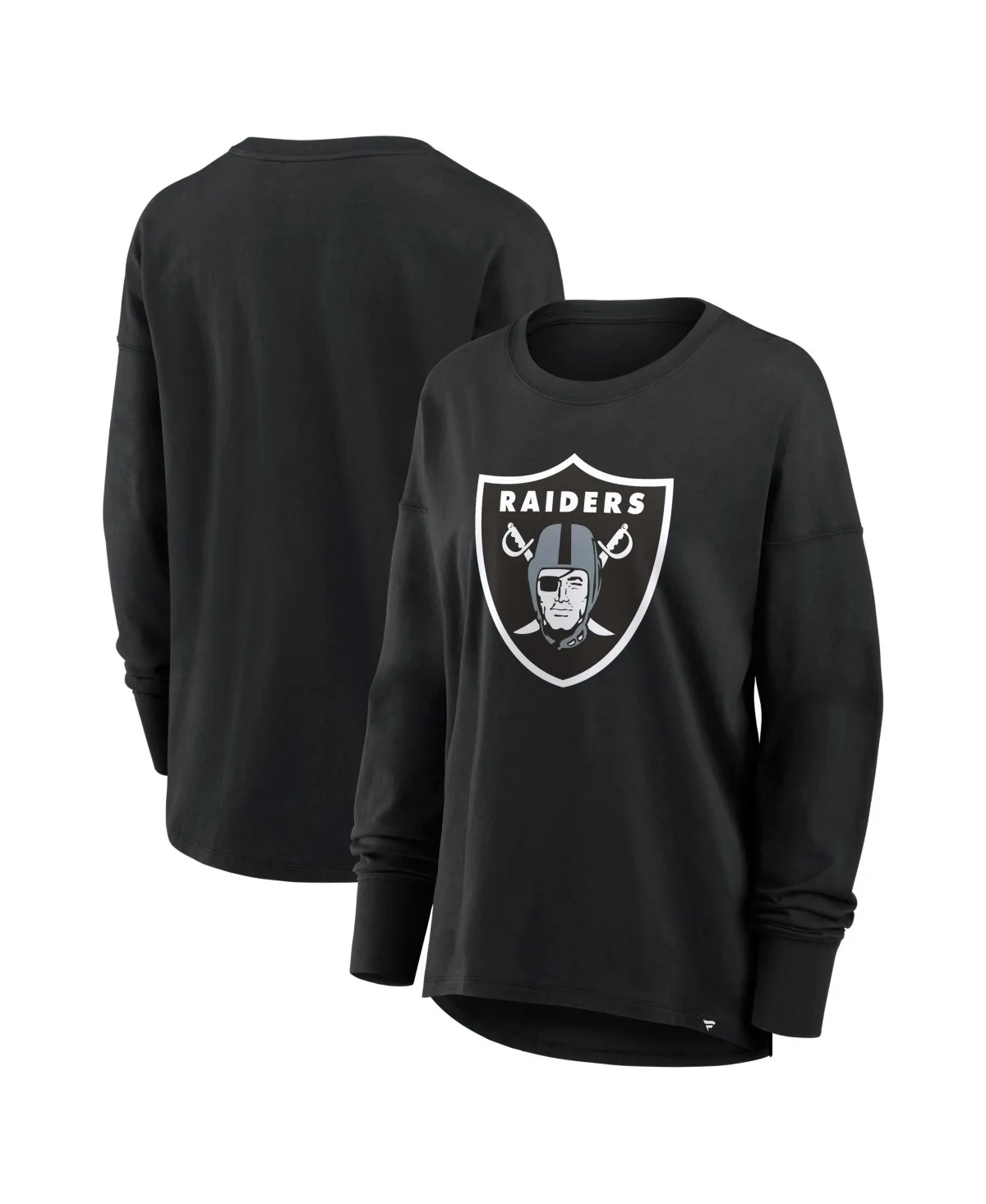 Las Vegas Raiders Relaxed Hip Essential Long-Sleeve T-Shirt