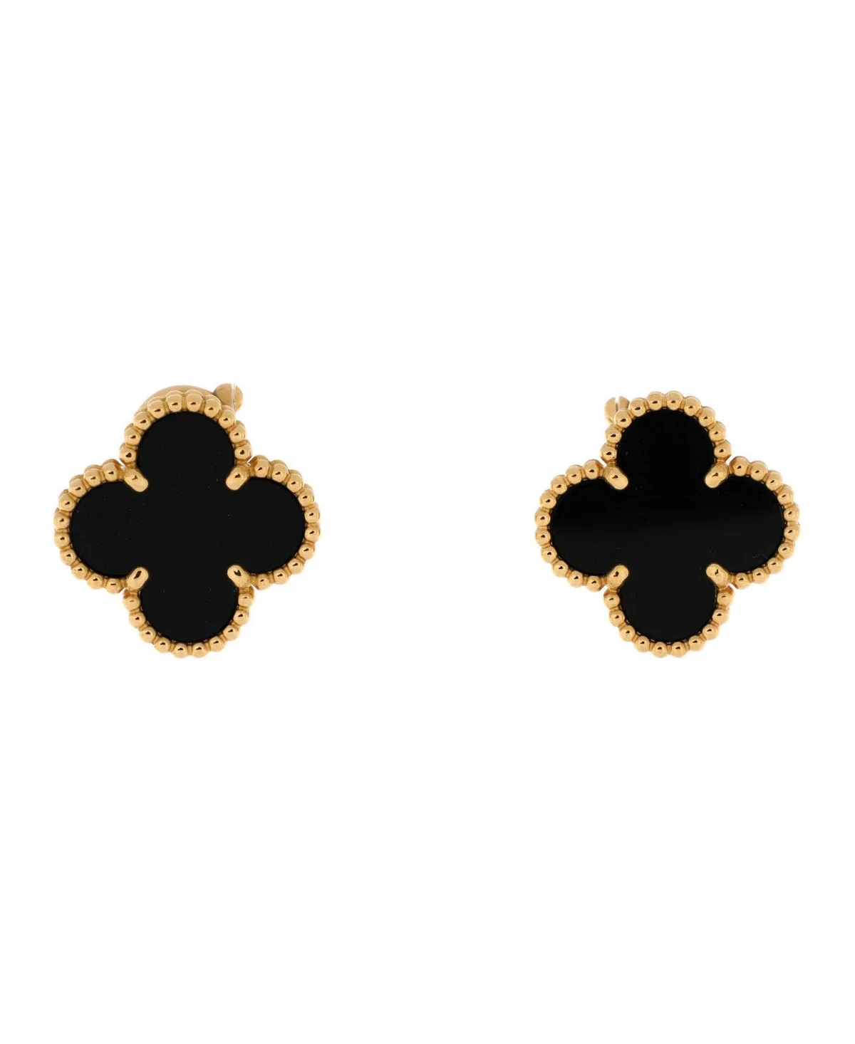 Pre-Owned Van Cleef and Arpels Vintage Alhambra Earrings - 18k Yellow Gold by Pre Owned Van Cleef & Arpels