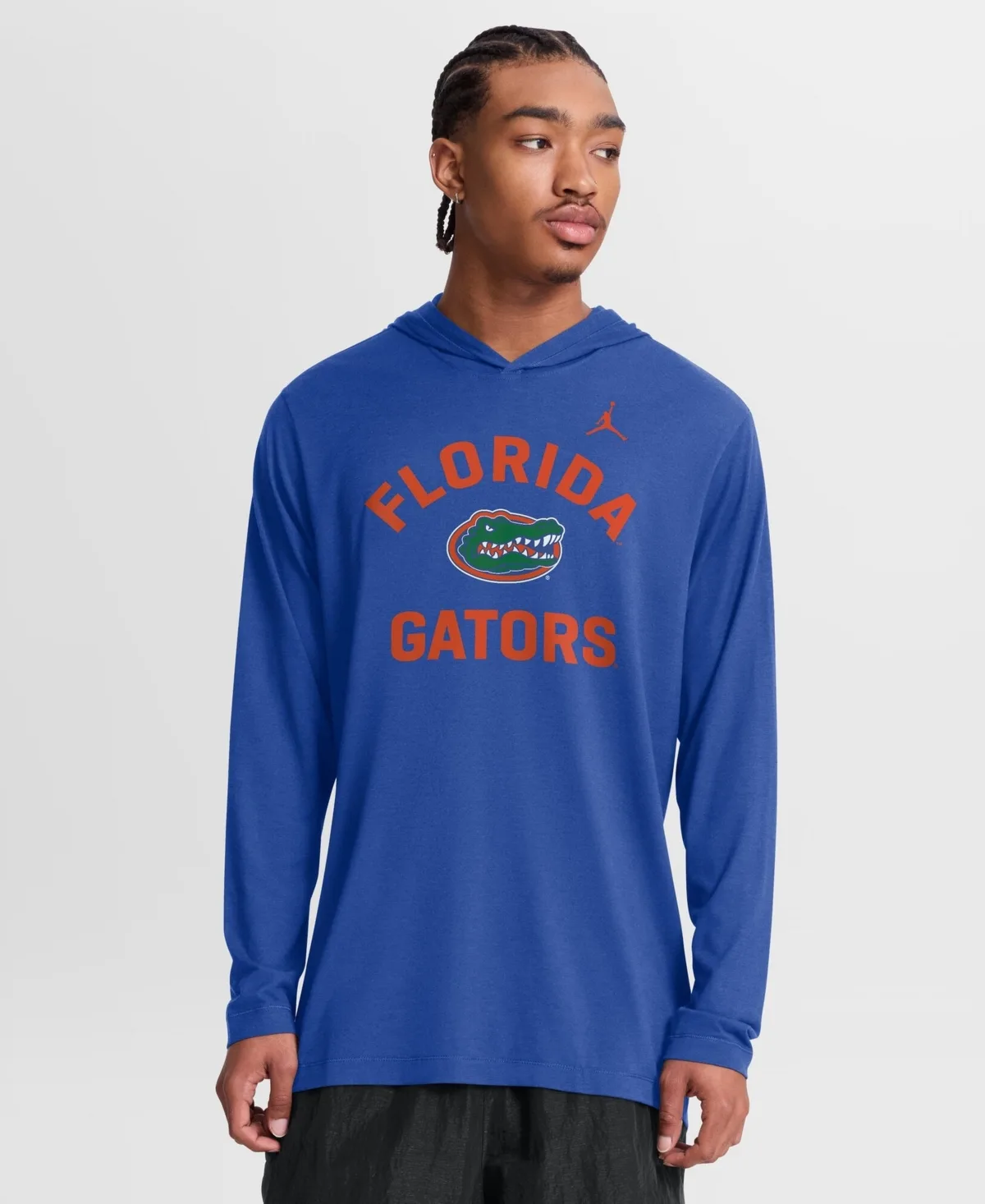 Florida Gators Primetime Arch Tri-Blend Dri-Fit Long-Sleeve Hooded T-Shirt by Jordan