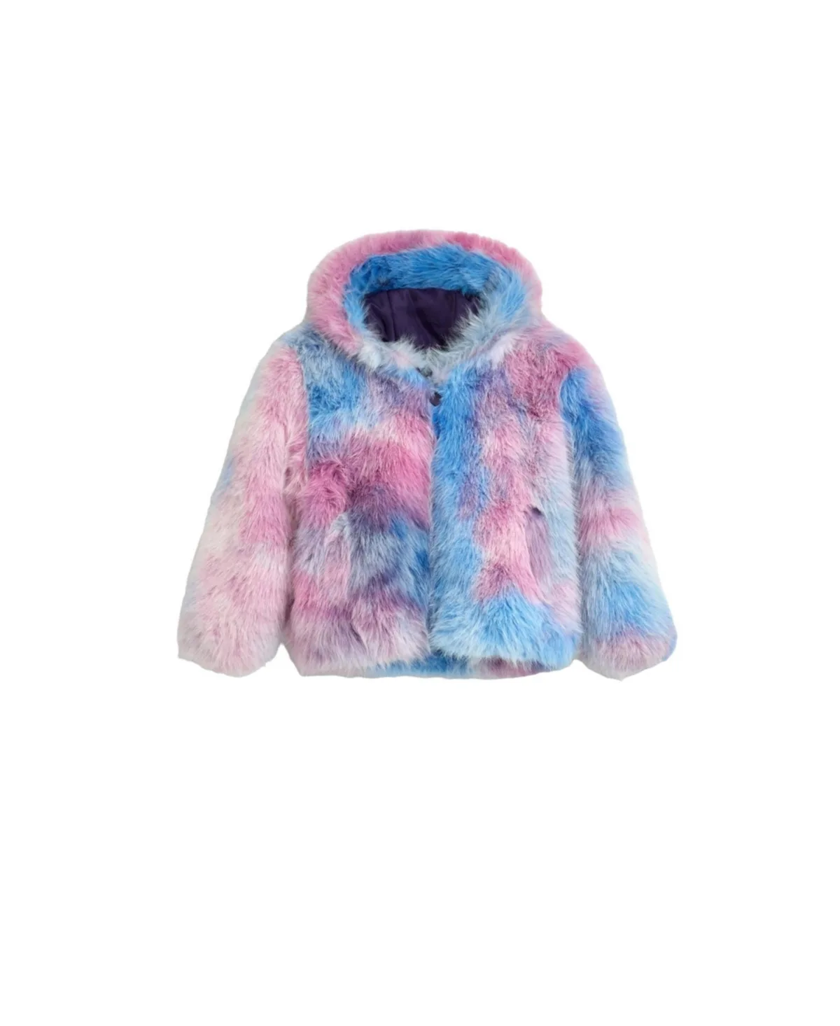 Printed Hooded Coat by Desigual