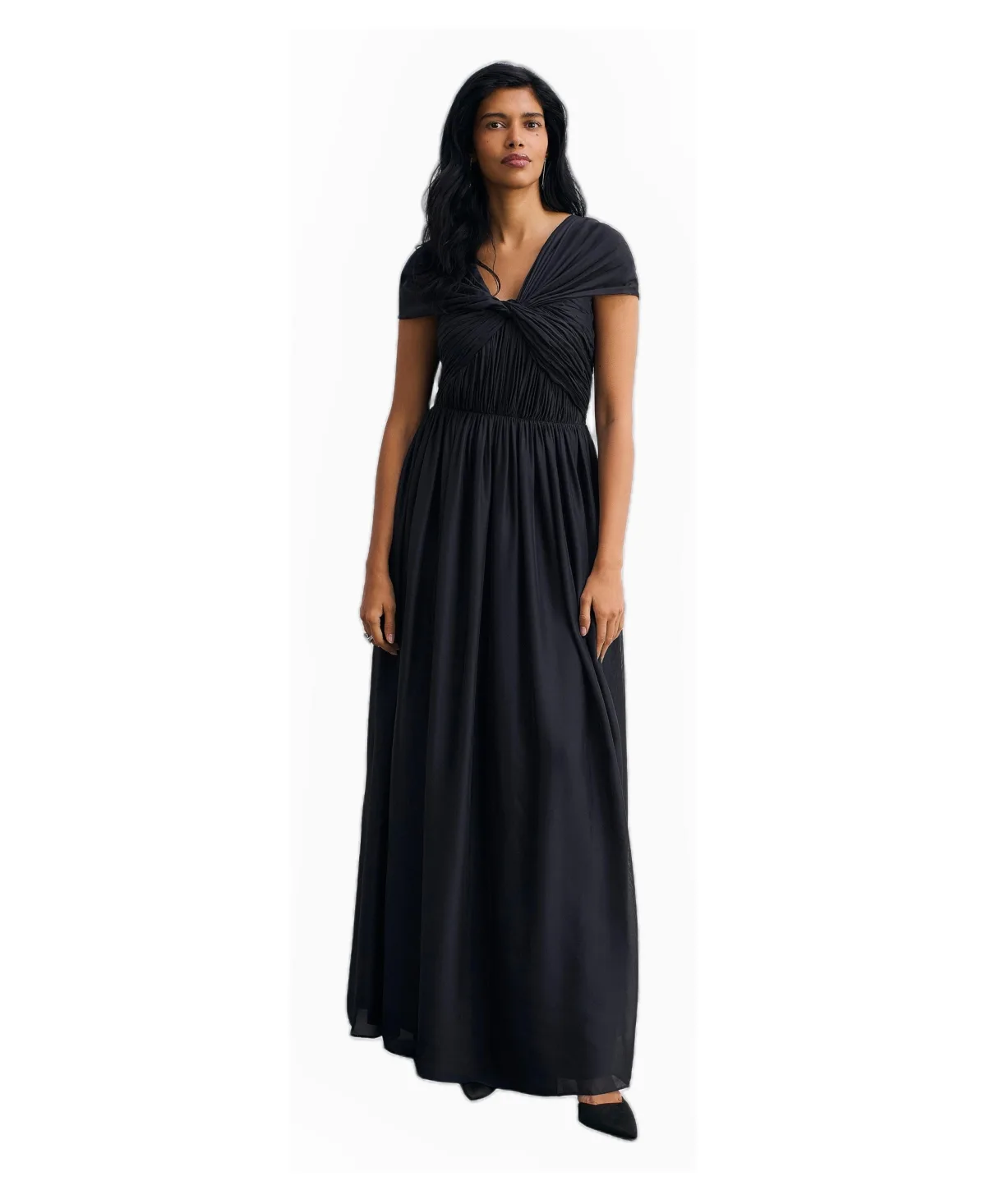 Sevilla Silk Chiffon Maxi Dress by The Fold