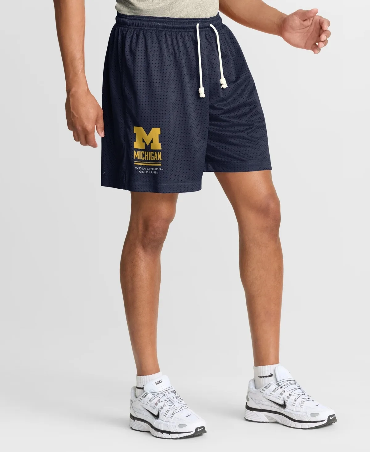 Navy/Anthracite Michigan Wolverines Sideline Reversible Dri-Fit Shorts
