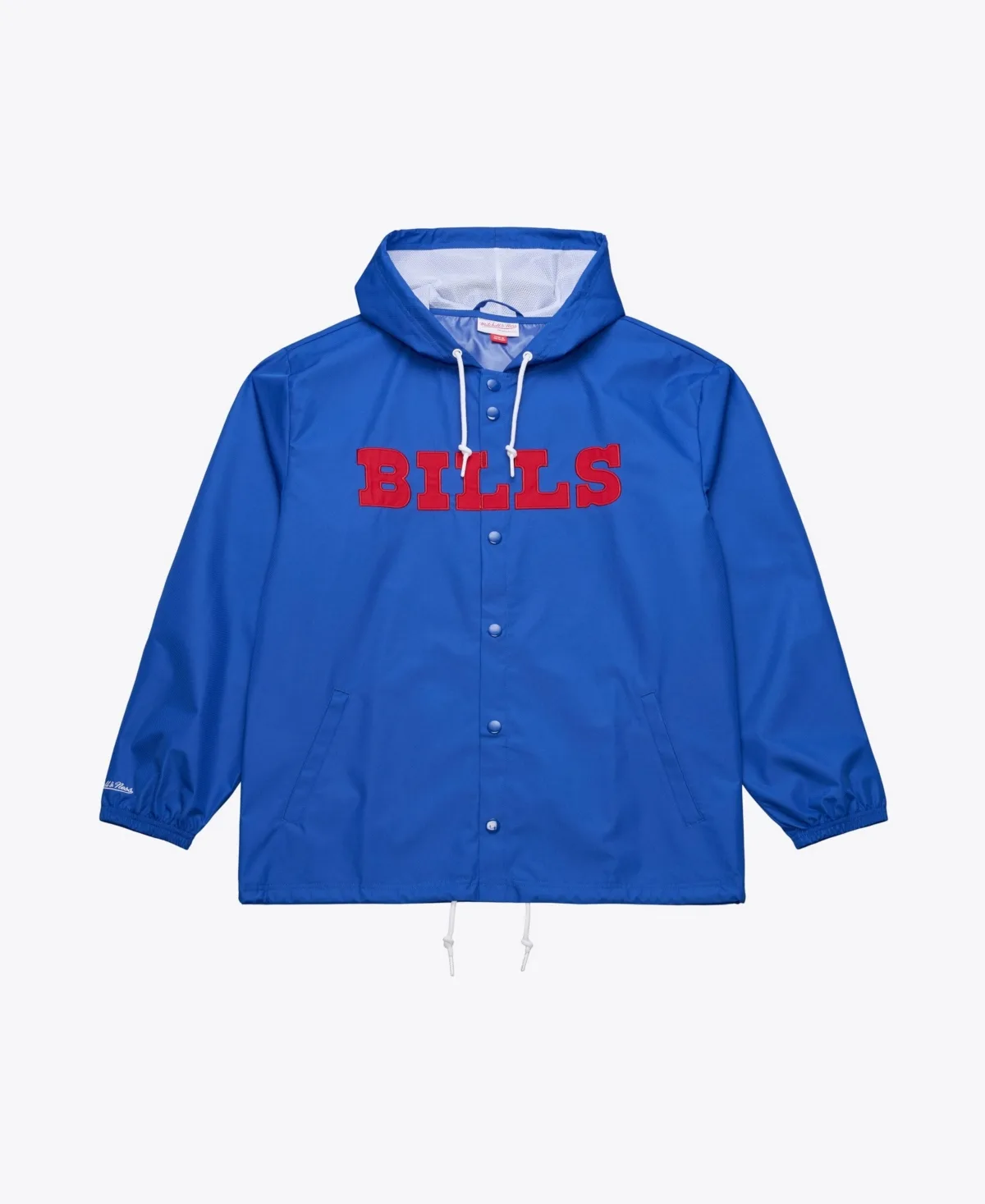 Buffalo Bills Coaches Full-Snap Hooded Windbreaker Jacket by Mitchell & Ness