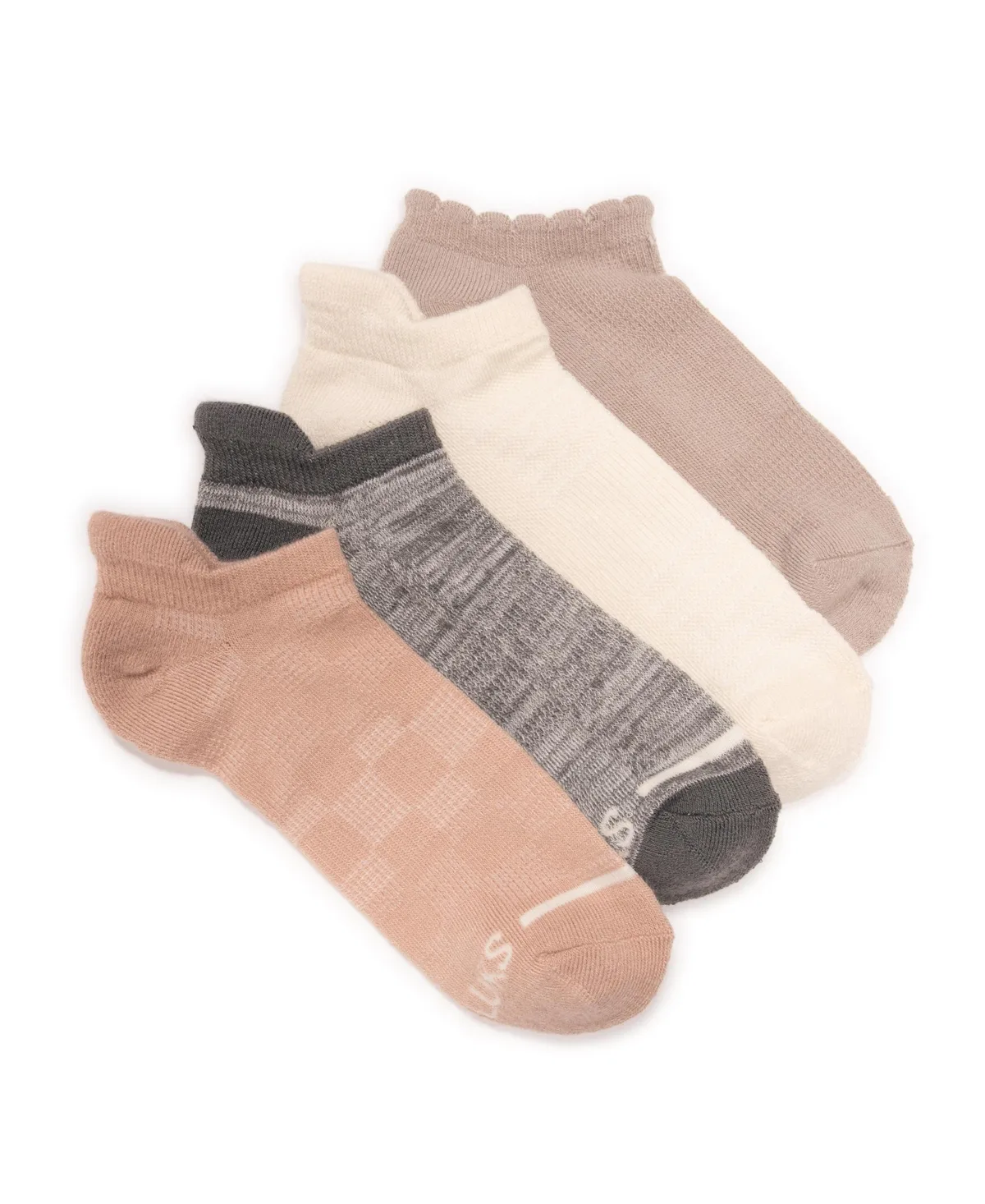 Dream Step Sporty Low Cut Socks, 4-Pack by MUK LUKS