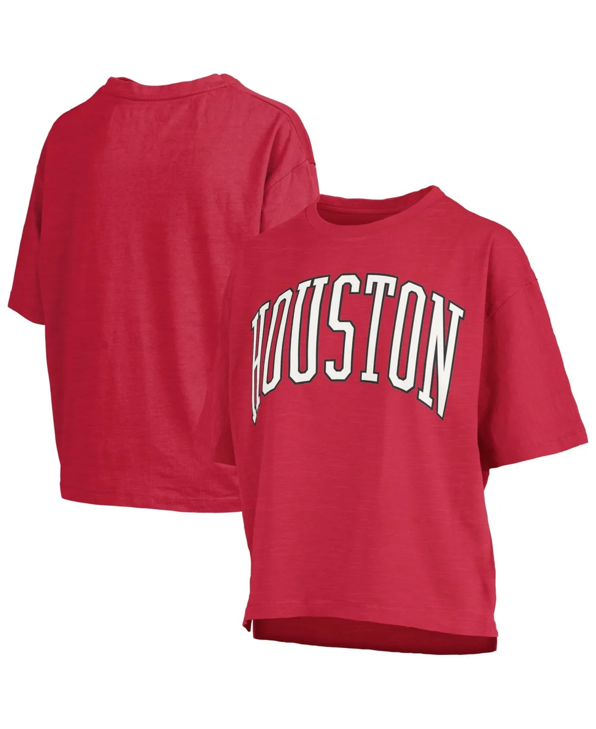 Houston Cougars Oversized Nelson Arch Over Logo Slub T-Shirt