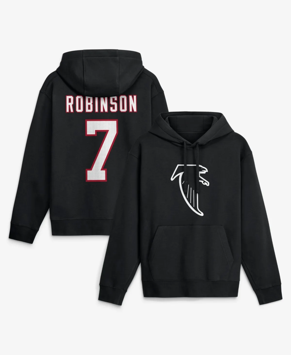 Bijan Robinson Atlanta Falcons Name & Number Hoodie by Nike