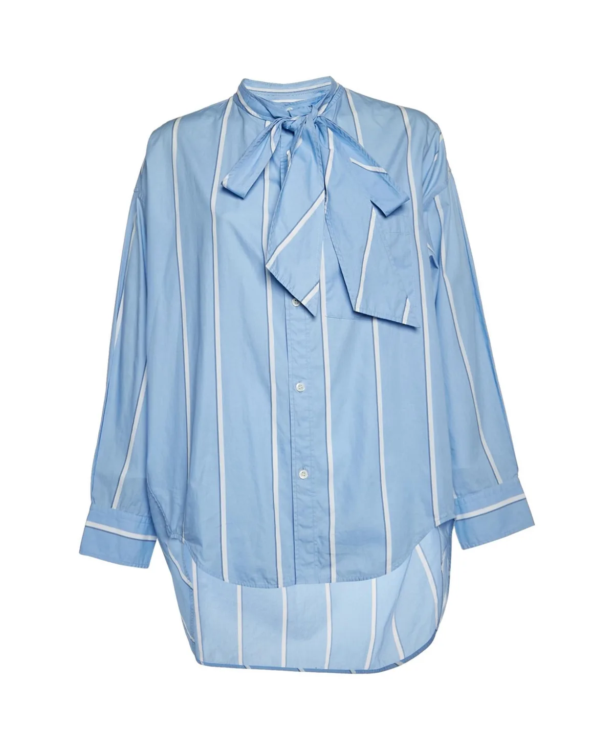 Pre-Owned Balenciaga Striped Cotton Oversized Shirt