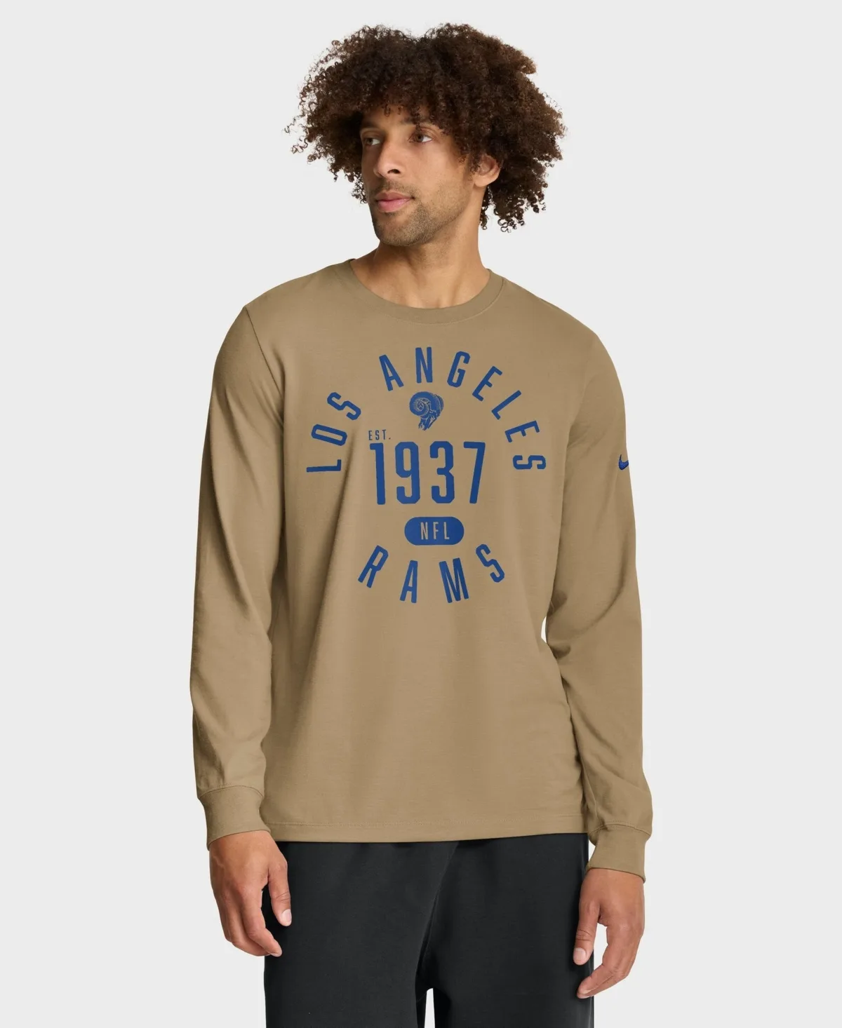 Los Angeles Rams Blitz Package Rewind Slub Dri-Fit Long-Sleeve T-Shirt