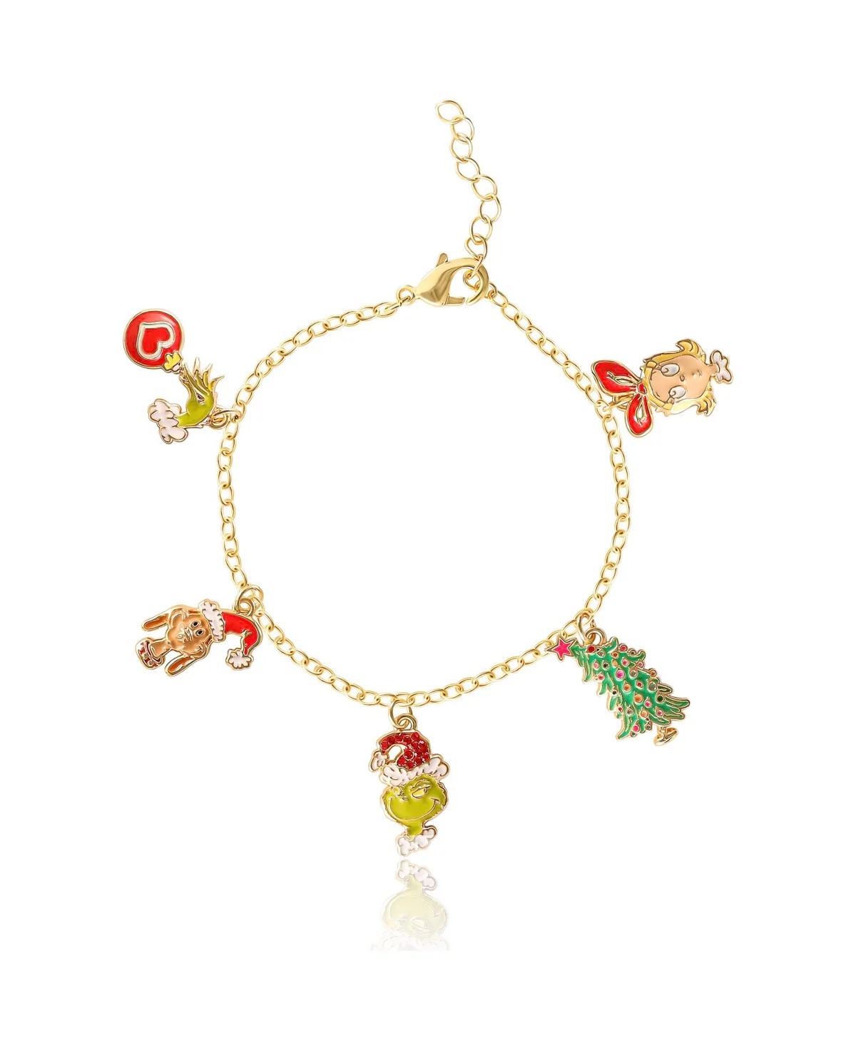 Christmas Grinch Charm Bracelet by Dr Seuss