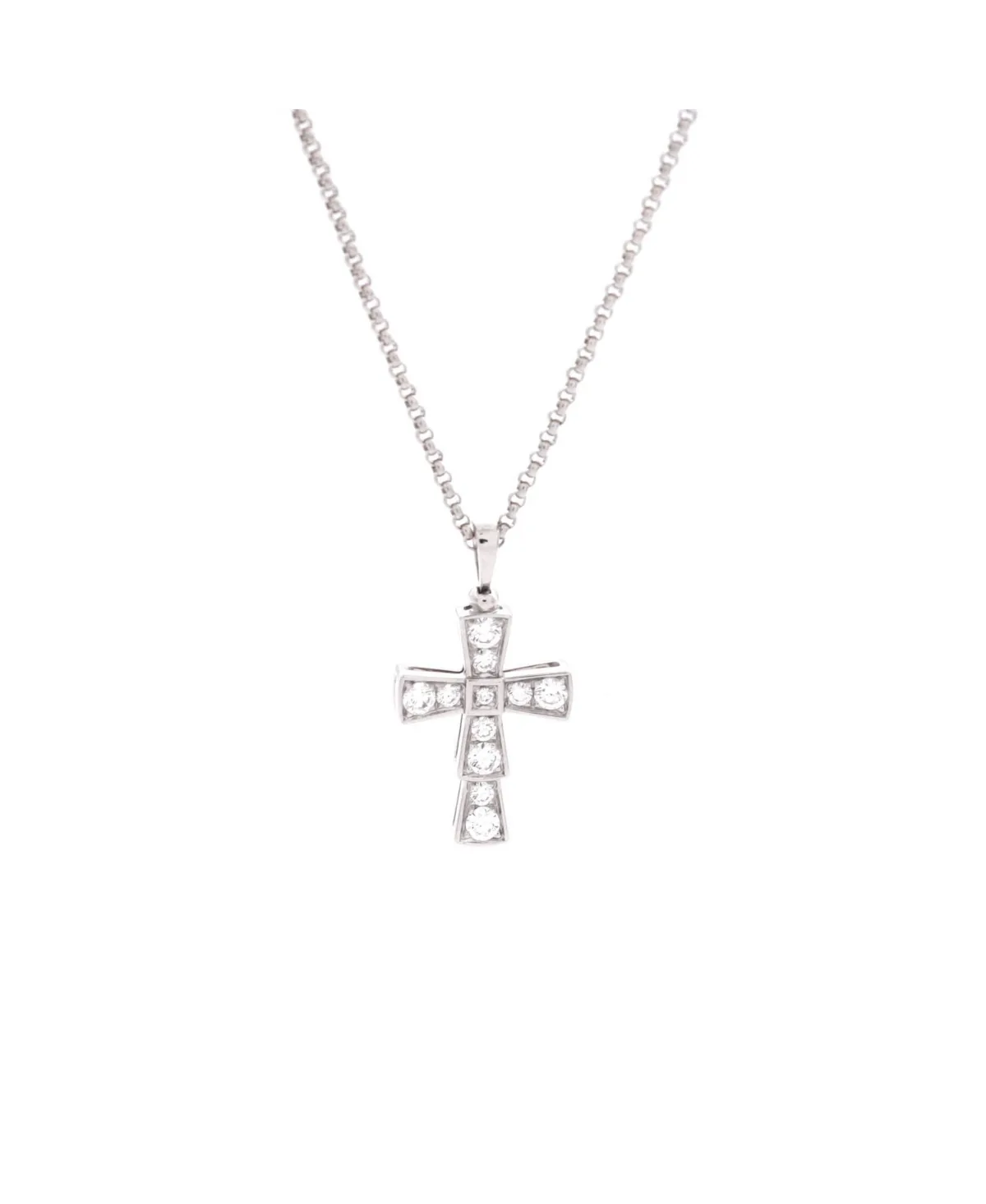 Pre-Owned Bvlgari Serpenti Cross Necklace