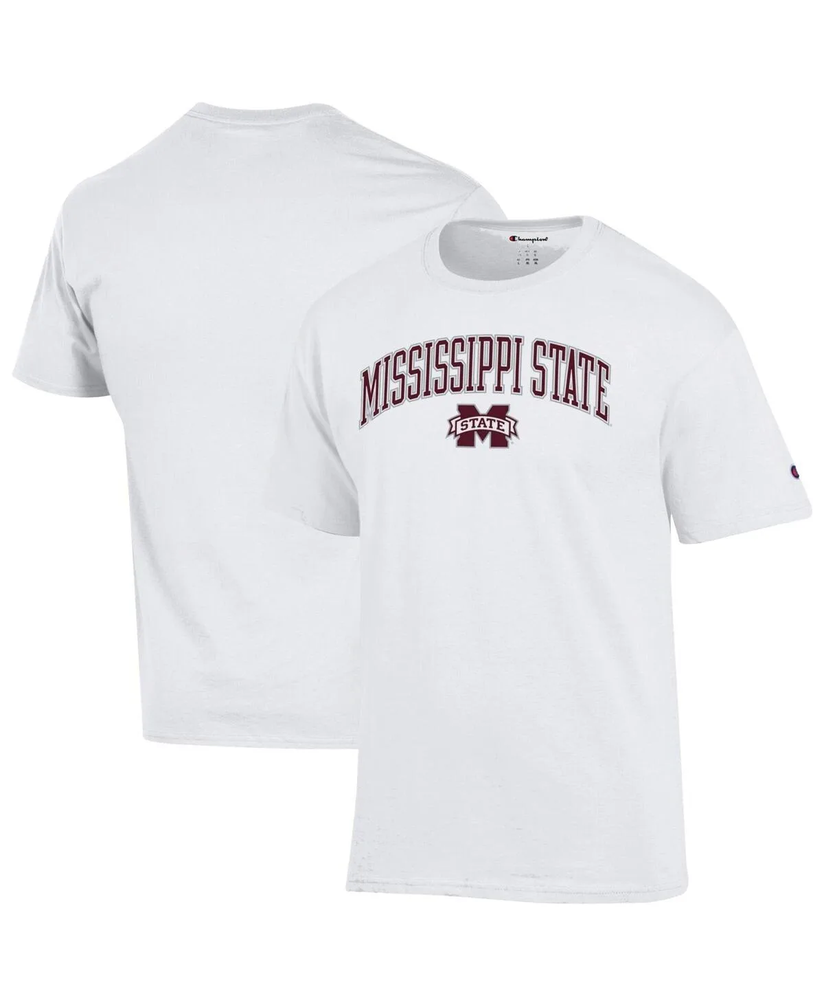 Mississippi State Bulldogs Arch Over Logo T-Shirt by Champion