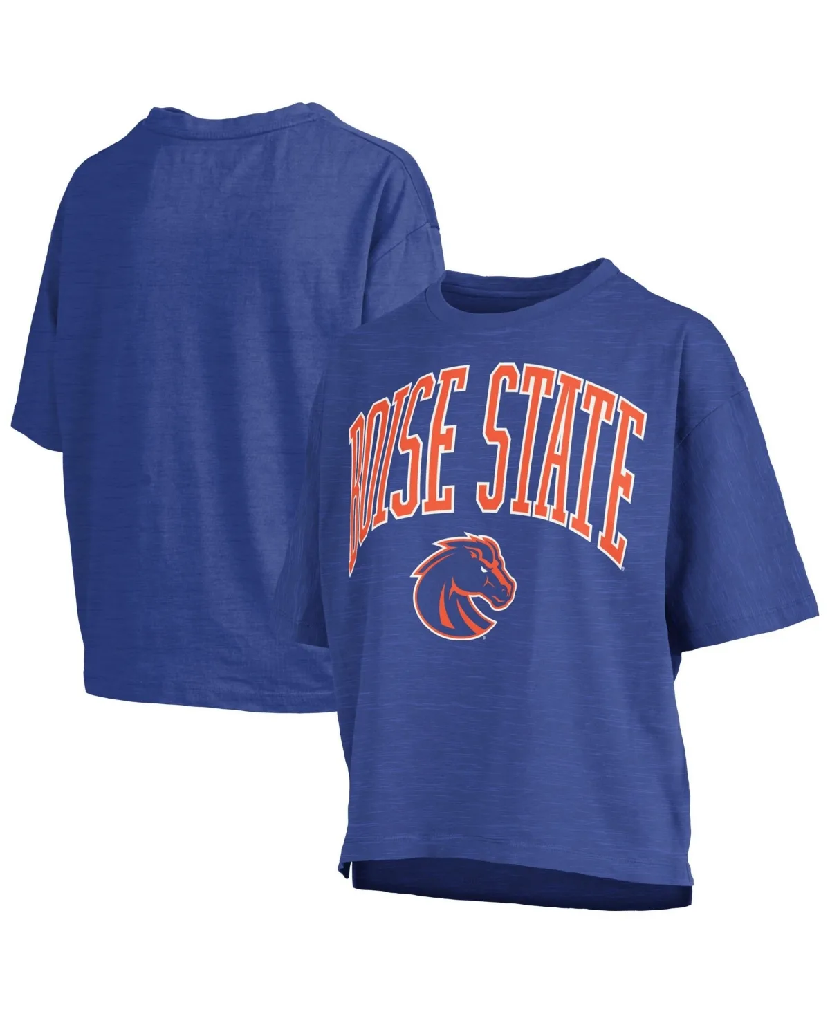 Boise State Broncos Oversized Nelson Arch Over Logo Slub T-Shirt