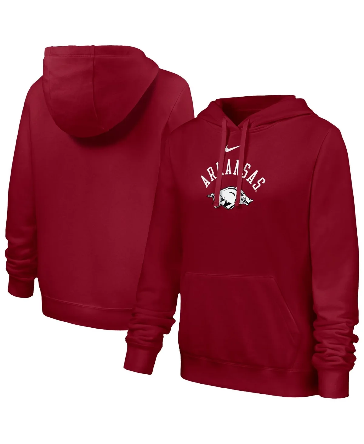 Arkansas Razorbacks Club Fleece Hoodie by Nike