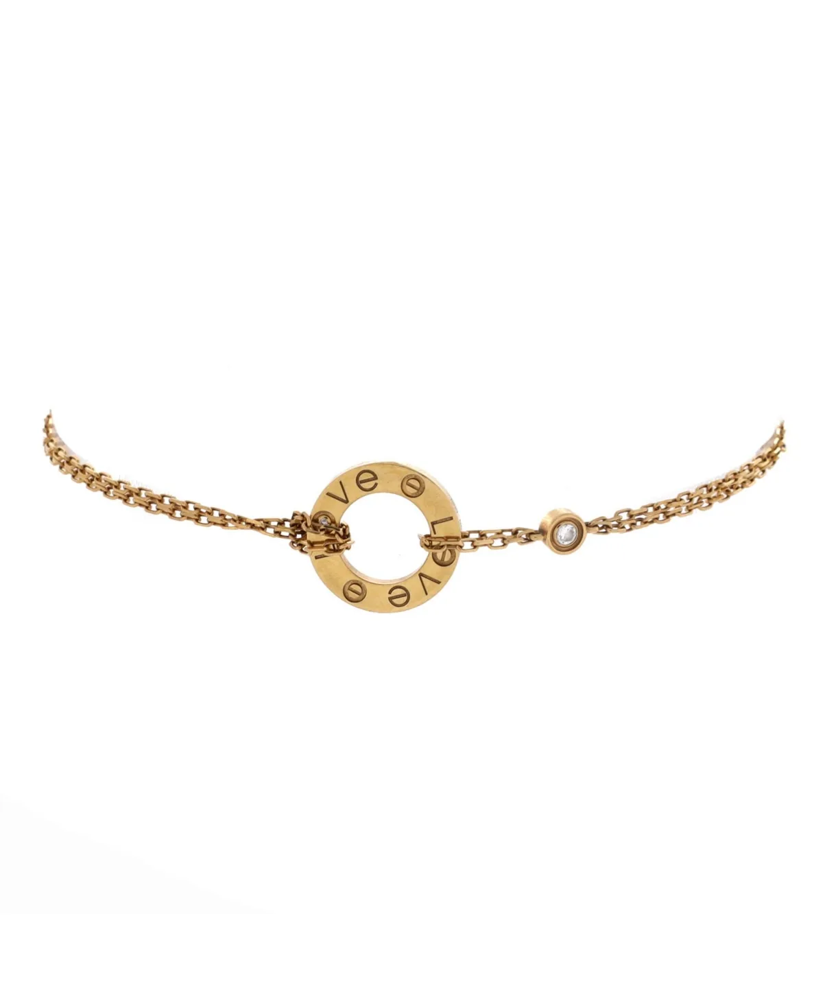Pre-Owned Cartier 2 Diamonds Love Bracelet