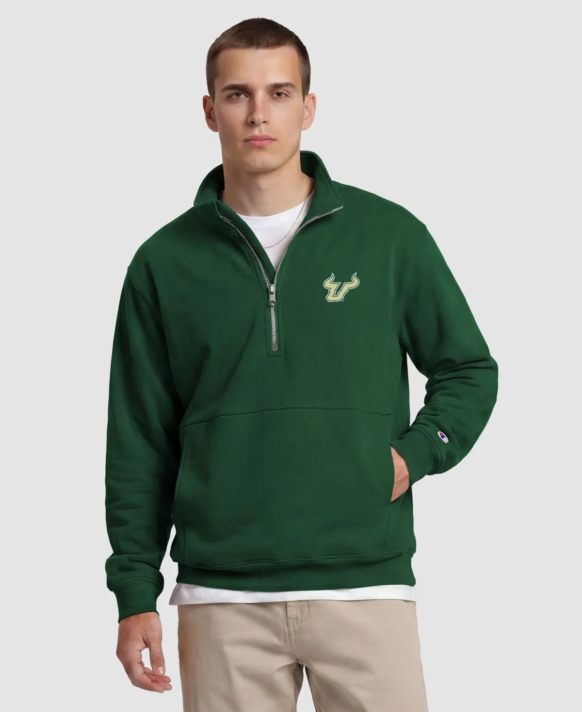 South Florida Bulls Quarter-Zip Fleece Pullover by Champion