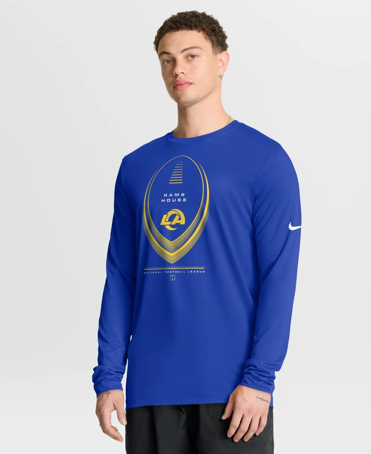 Los Angeles Rams Legend Icon Dri-Fit Long-Sleeve T-Shirt by Nike