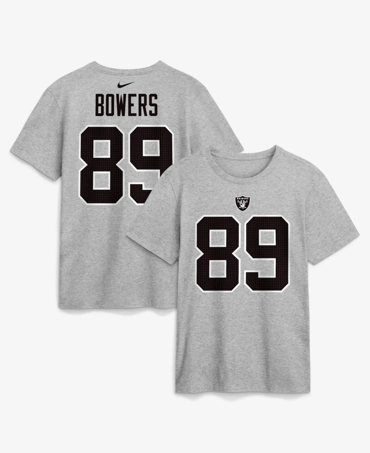 Brock Bowers Las Vegas Raiders Name & Number T-Shirt by Nike
