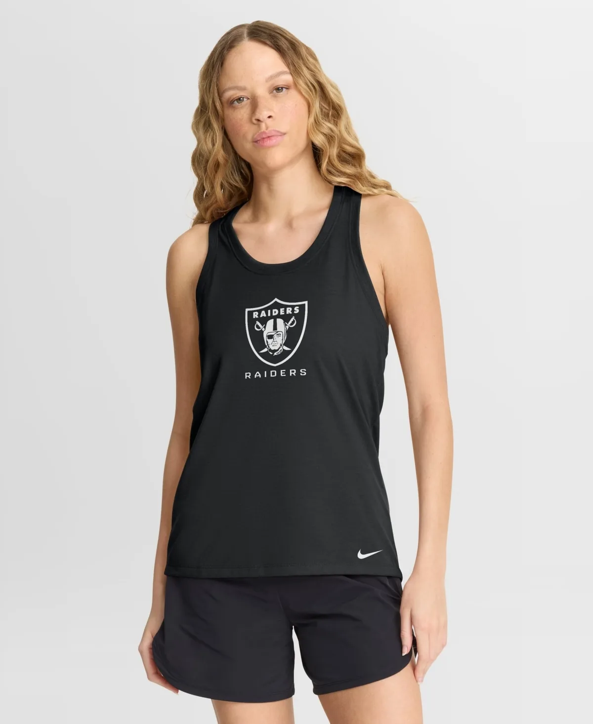 Las Vegas Raiders Hurry Up Tri-Blend Dri-Fit Tank Top by Nike