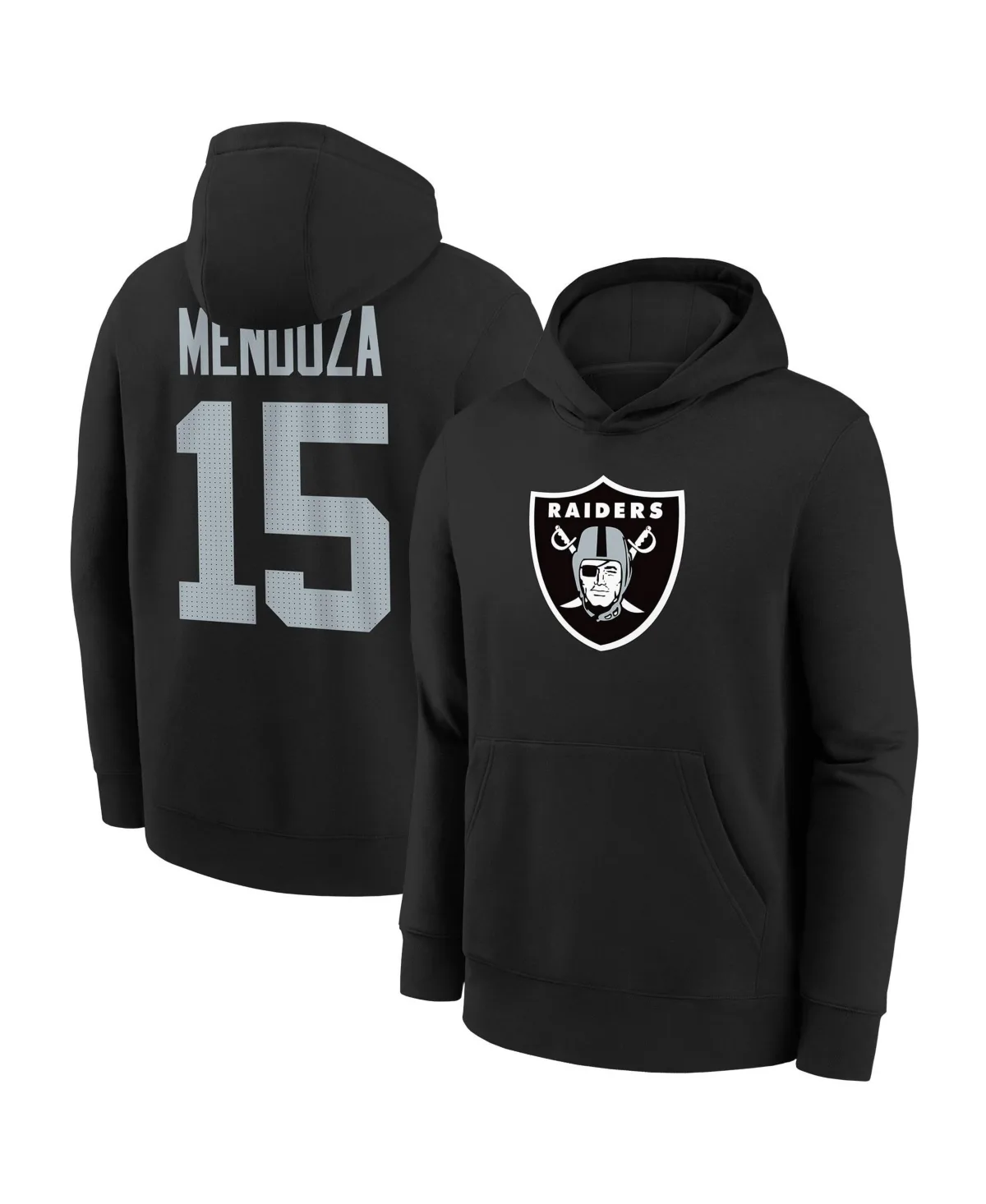 Fernando Mendoza Las Vegas Raiders Player Name & Number Club Fleece Hoodie by Nike