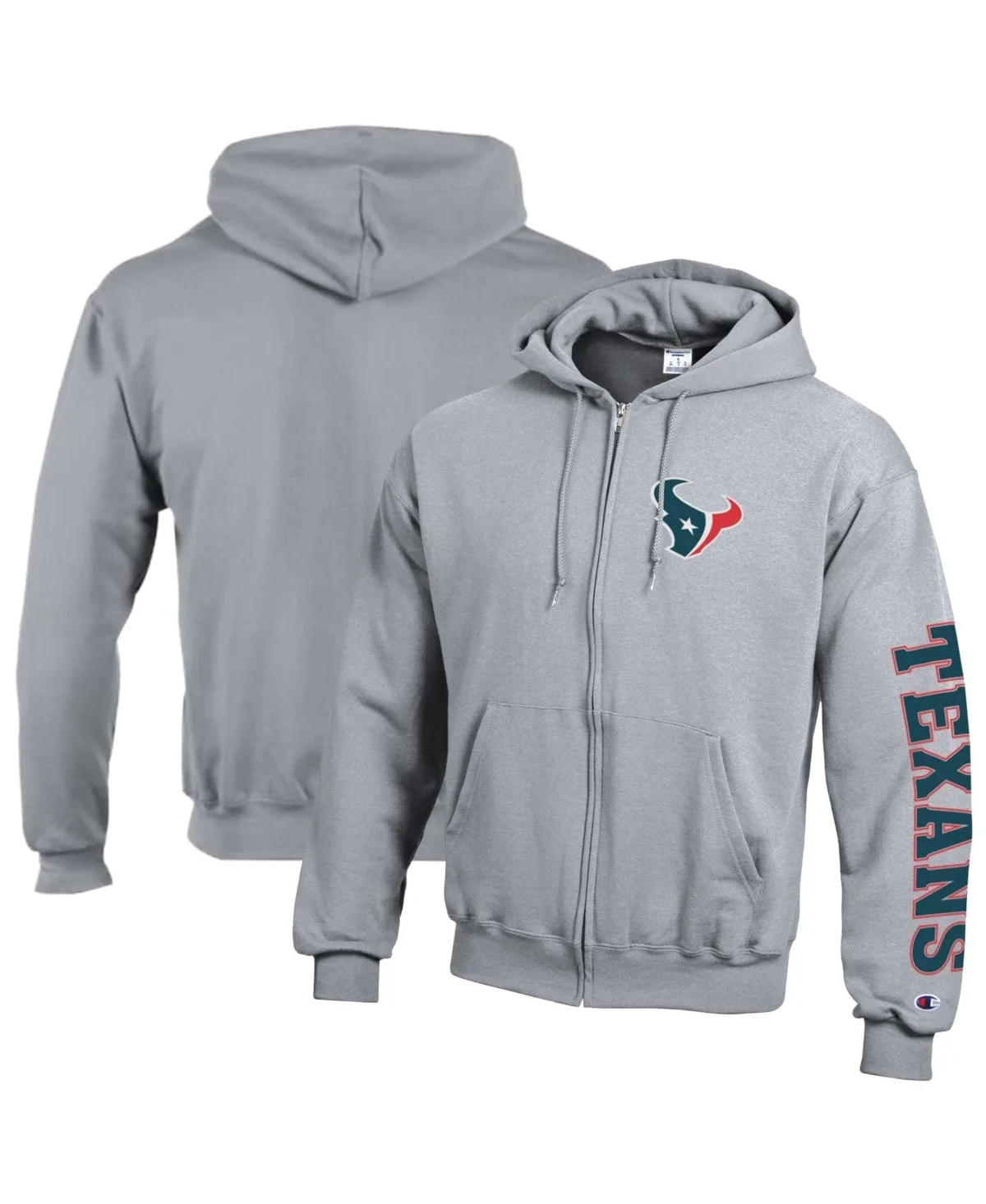 Houston Texans Powerblend Fleece Full-Zip Hoodie by Champion