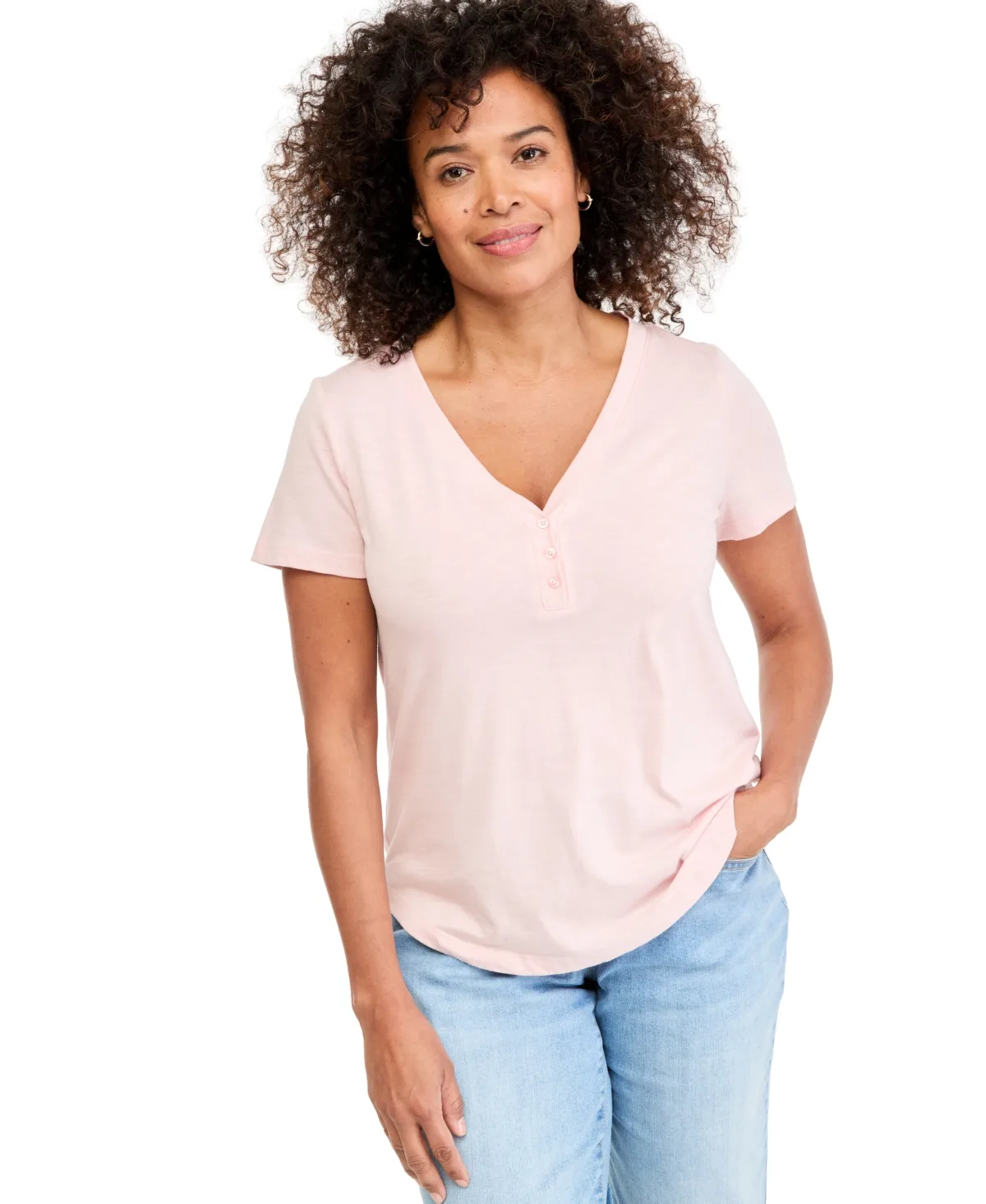 V-Neck Dolman Sleeve Top