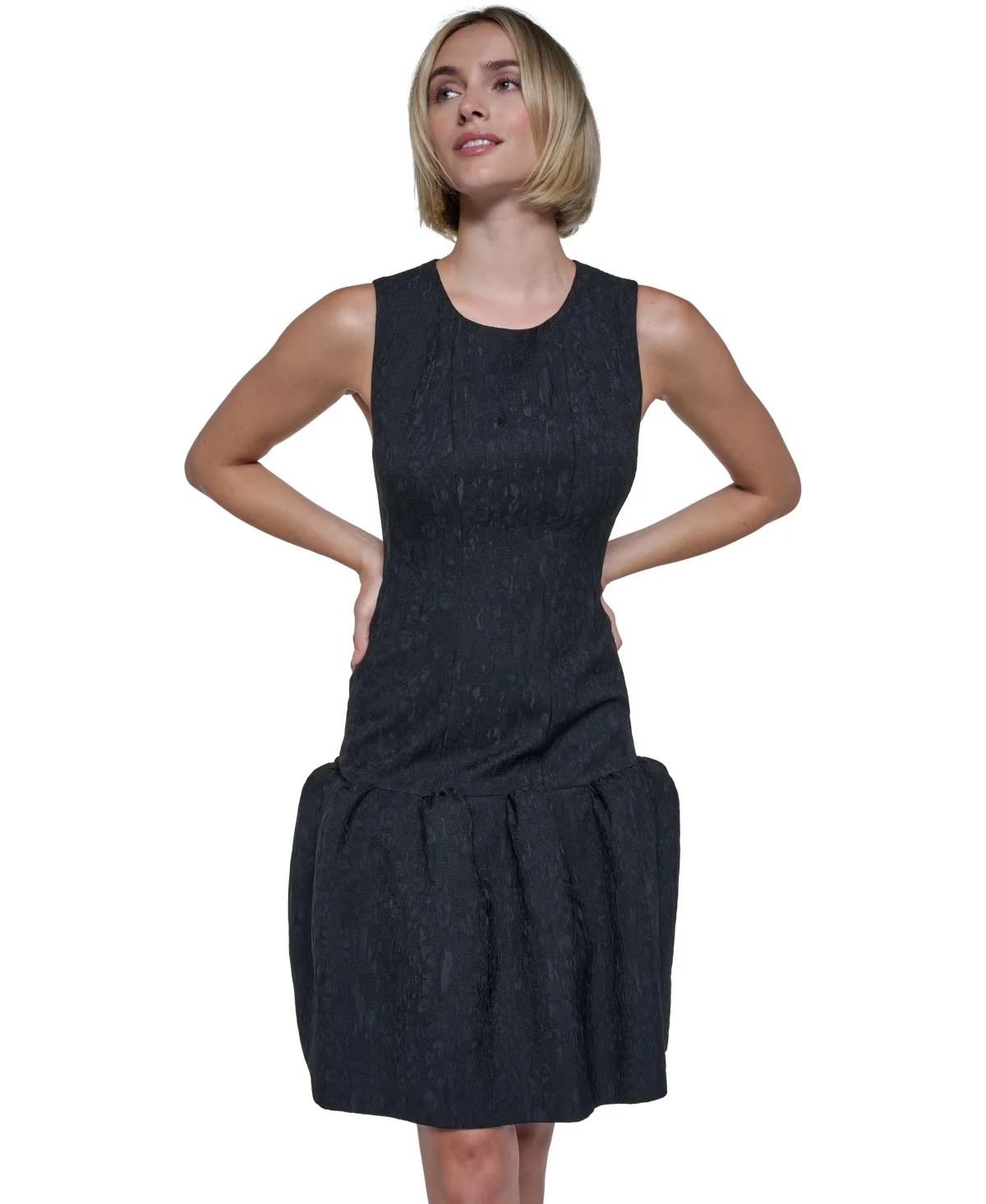 Sleeveless Drop-Waist Fit & Flare Dress by Sonia Rykiel