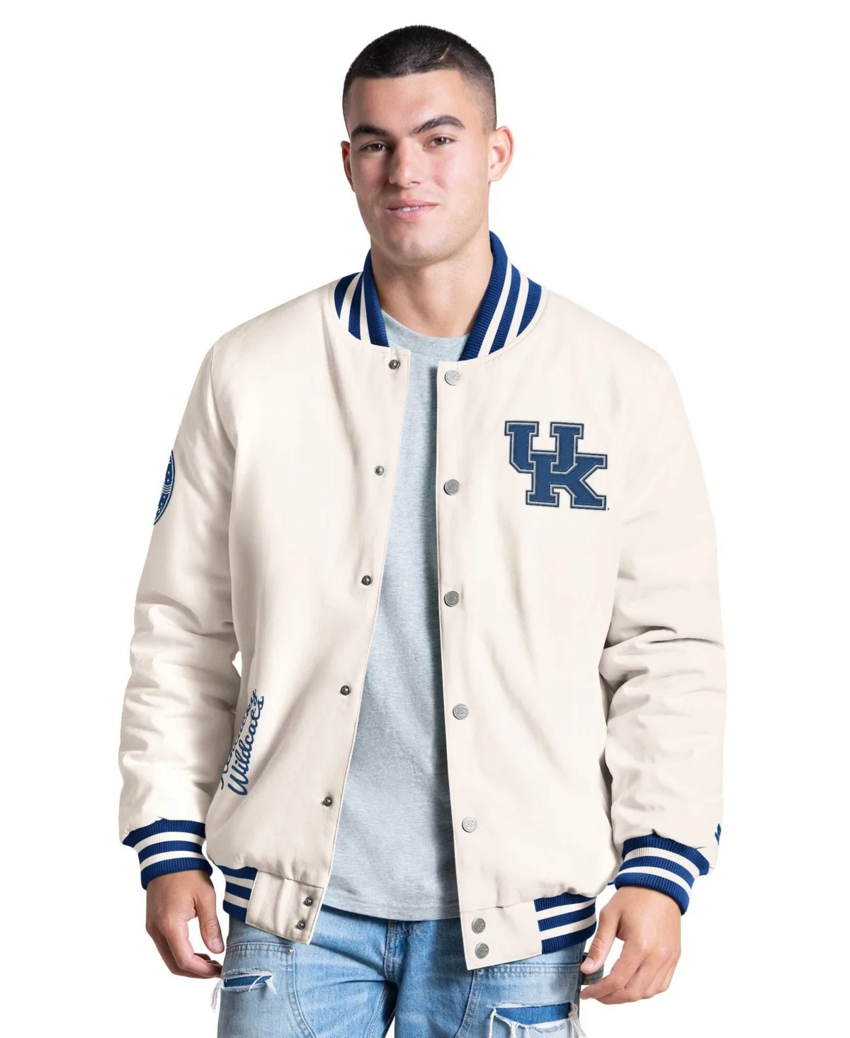 Kentucky Wildcats Spectator Varsity Full Snap Jacket by Starter