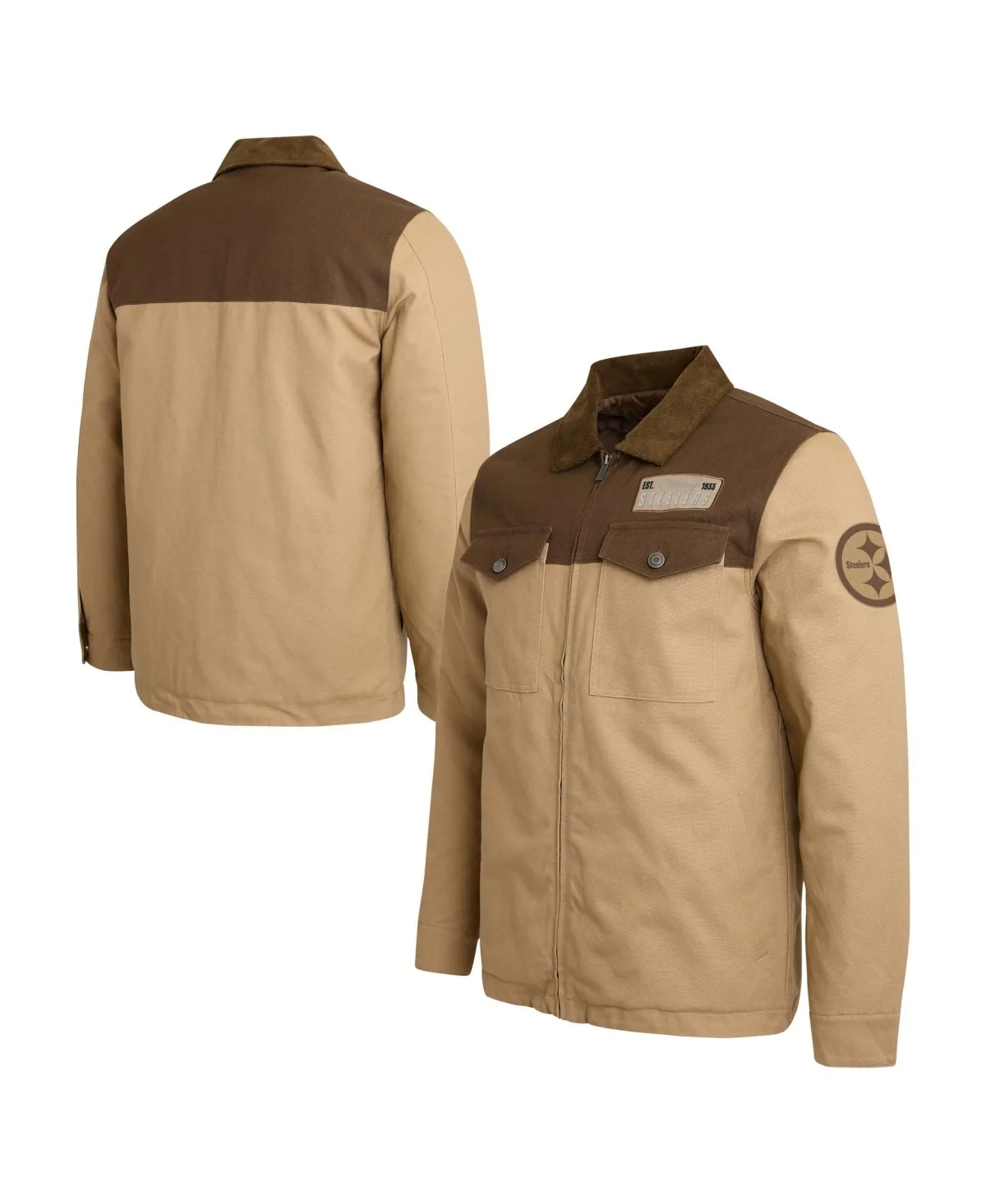 Darius Rucker Collection by Fanatics Pittsburgh Steelers Full-Zip Canvas Jacket by Fanatics