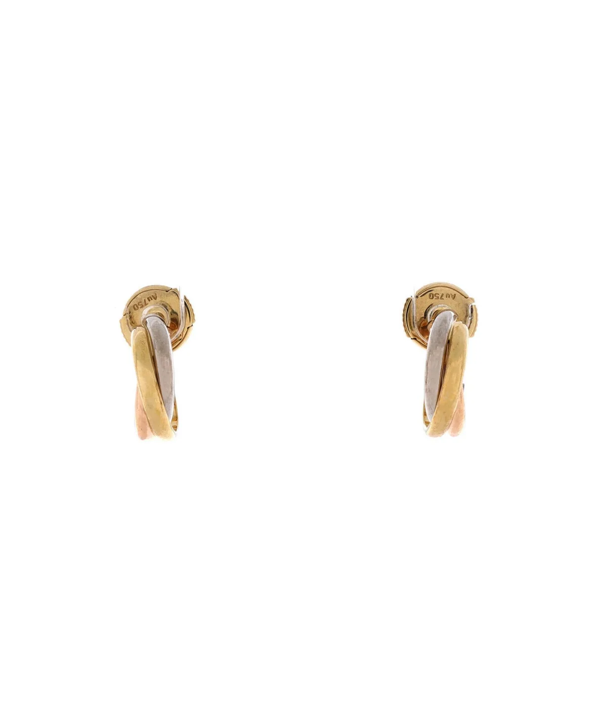 Pre-Owned Cartier Trinity Hoop Earrings