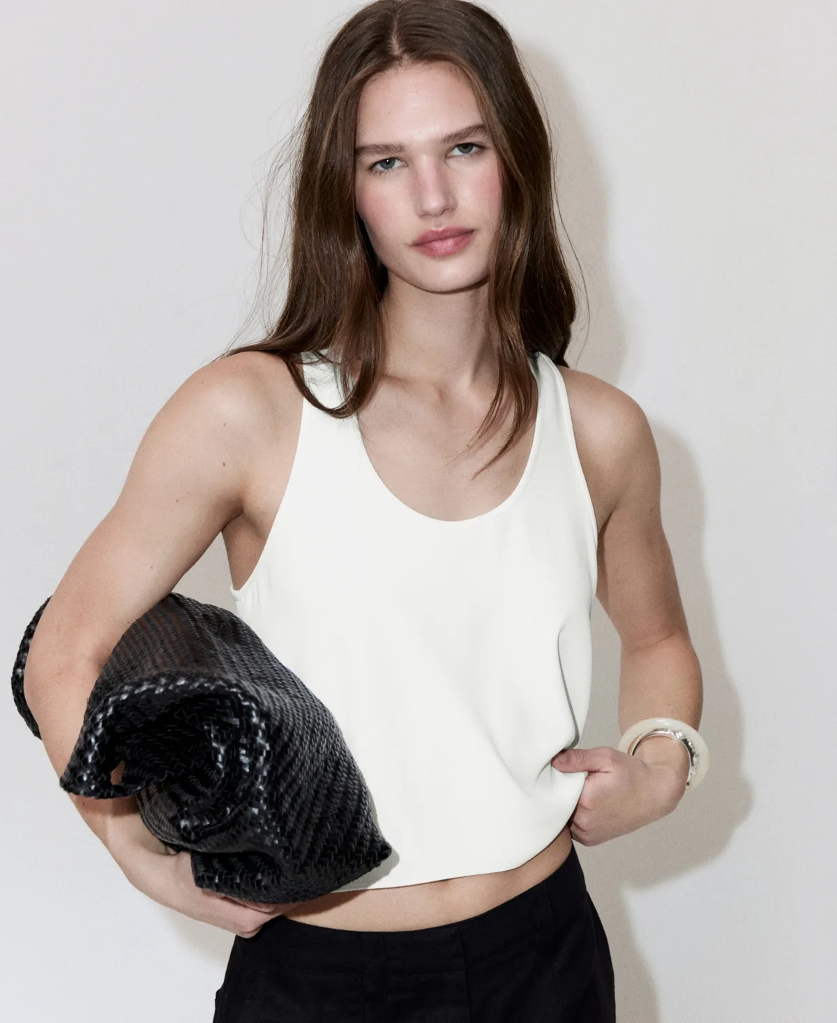 Flowy Crop Top by Mango