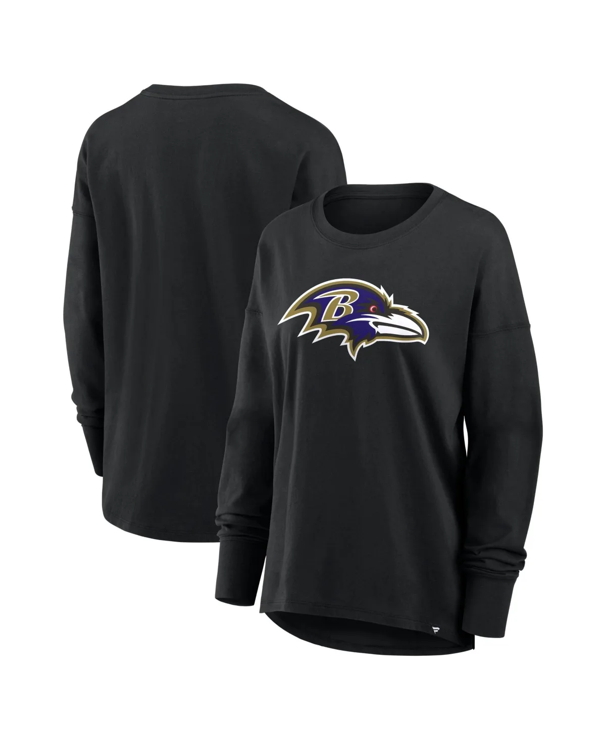 Baltimore Ravens Relaxed Hip Essential Long-Sleeve T-Shirt