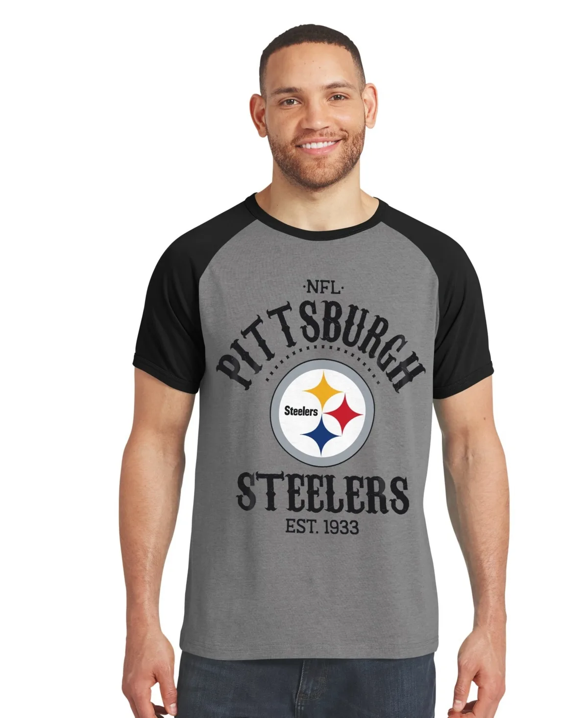 Darius Rucker Collection by Fanatics Pittsburgh Steelers Raglan T-Shirt