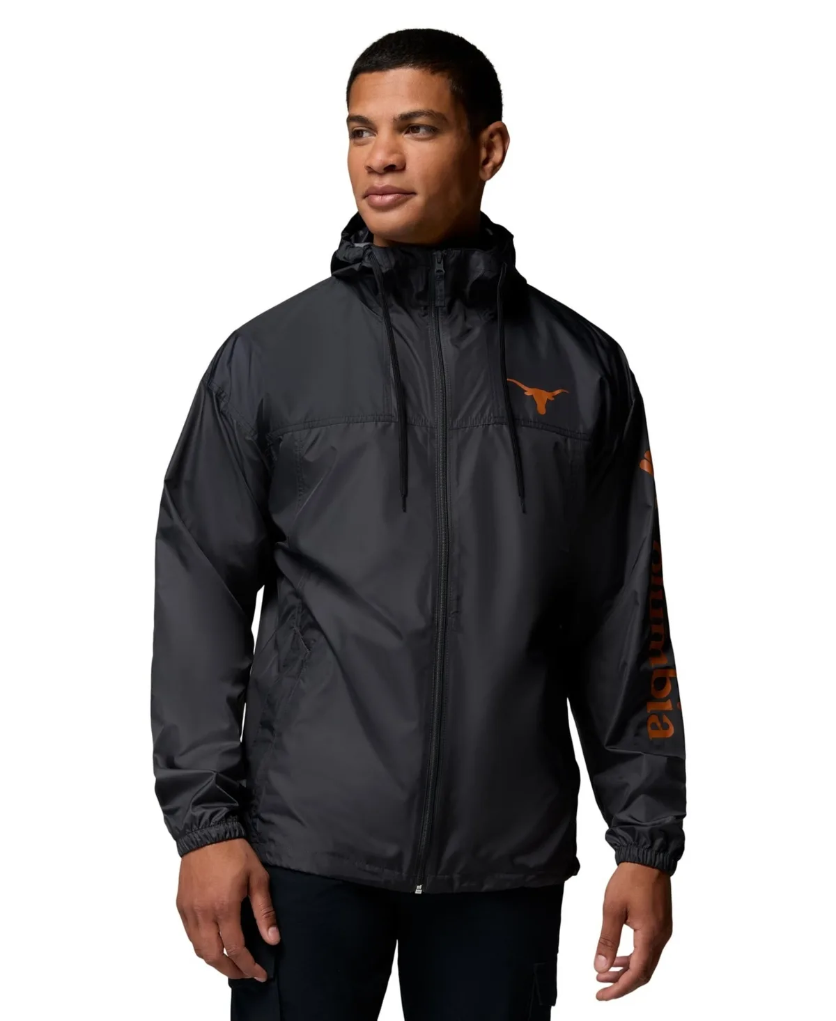 Texas Longhorns Flash Challenger Ii Full-Zip Hooded Windbreaker