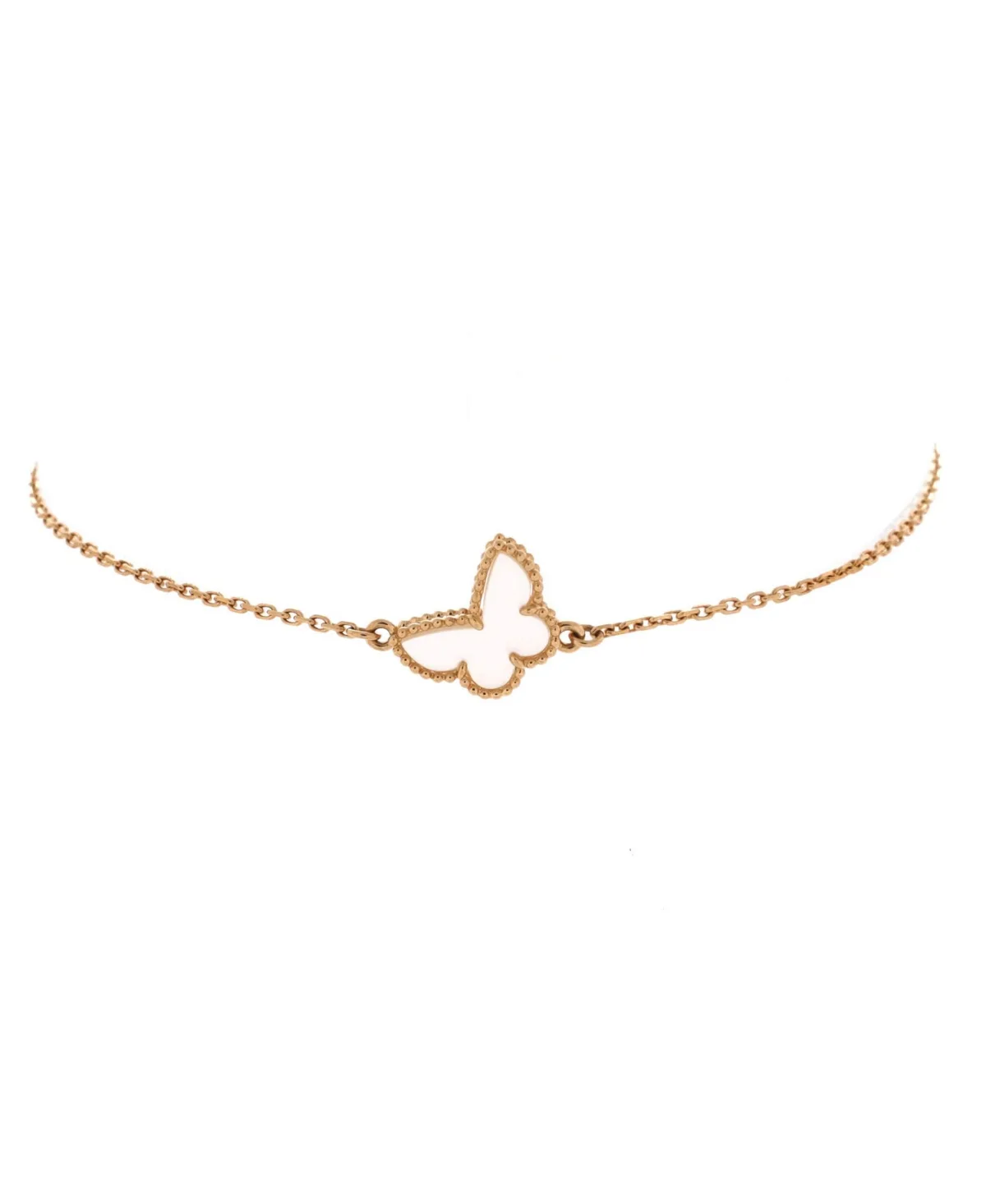 Pre-Owned Van Cleef & Arpels Sweet Alhambra Adjustable Bracelet in 18K Yellow Gold by Pre Owned Van Cleef & Arpels