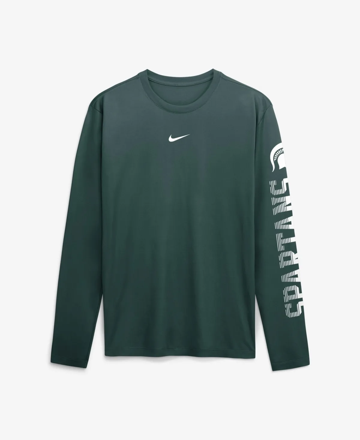 Michigan State Spartans Primetime Logo Sleeve Legend Dri-Fit Long-Sleeve T-Shirt by Nike