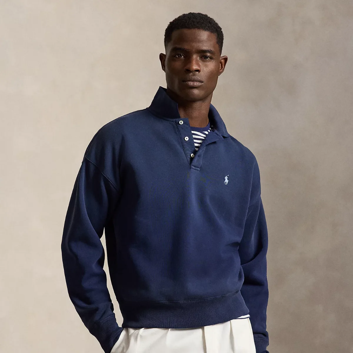 Vintage Fit Polo-Collar Sweatshirt by Polo Ralph Lauren