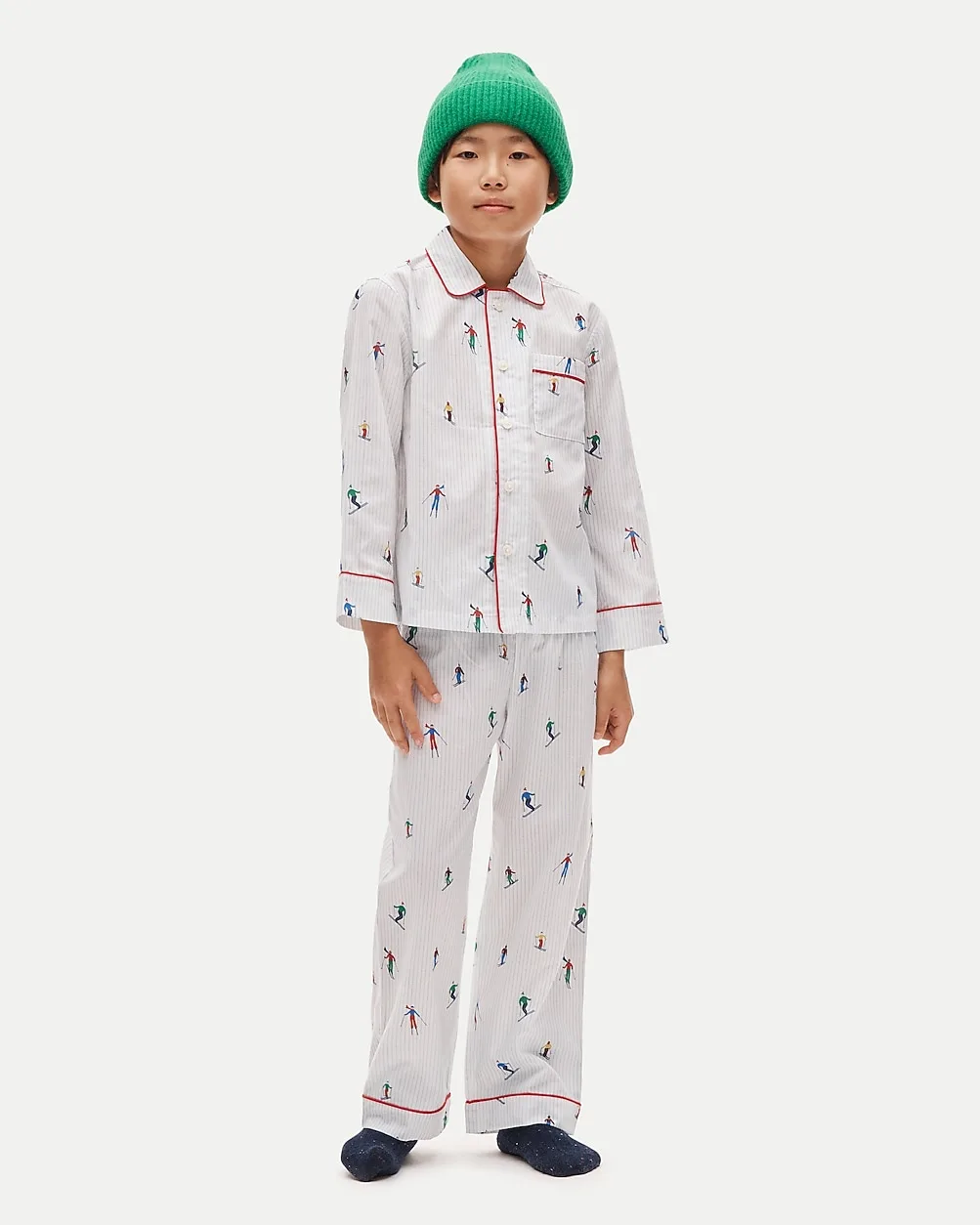 Pajama Set in Ski Print by J.Crew