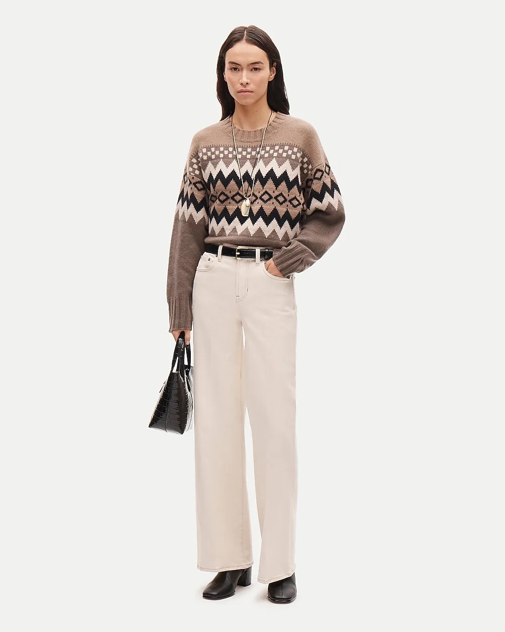 High-Waisted Denim Trouser Jean by J.Crew