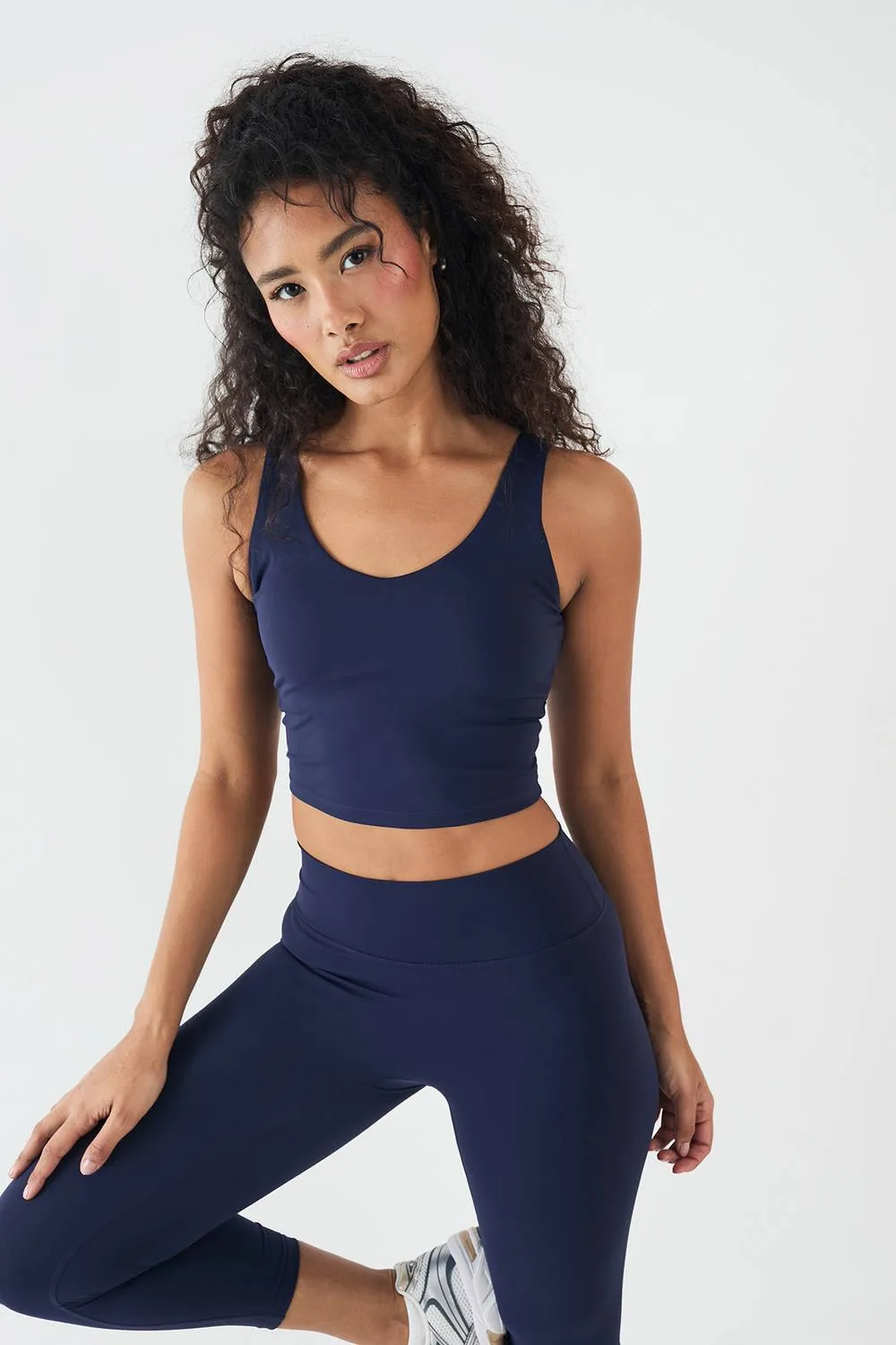 Sculpt Longline Plunge Sports Bra