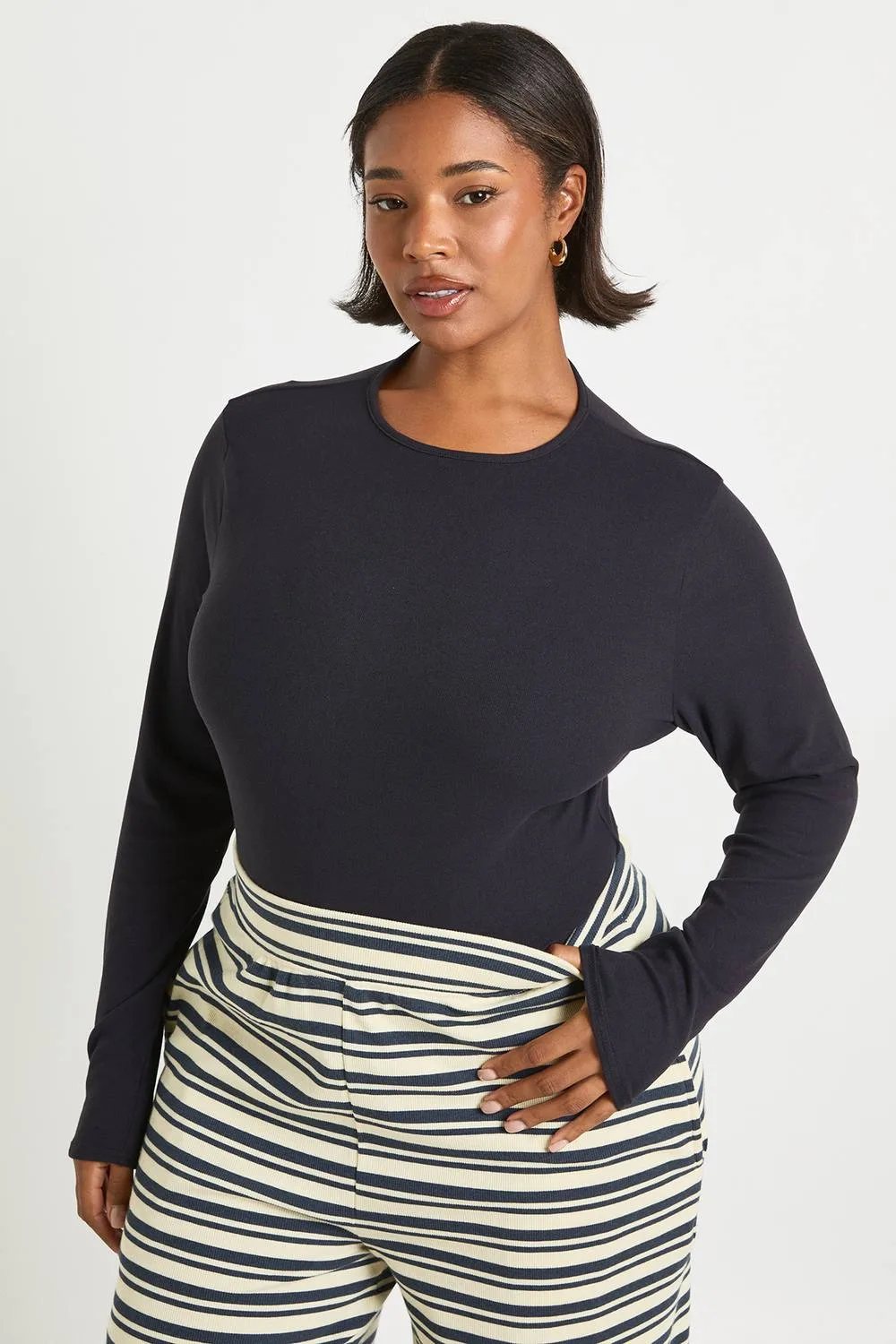 Ultra Soft Long Sleeve Bodysuit by boohoo