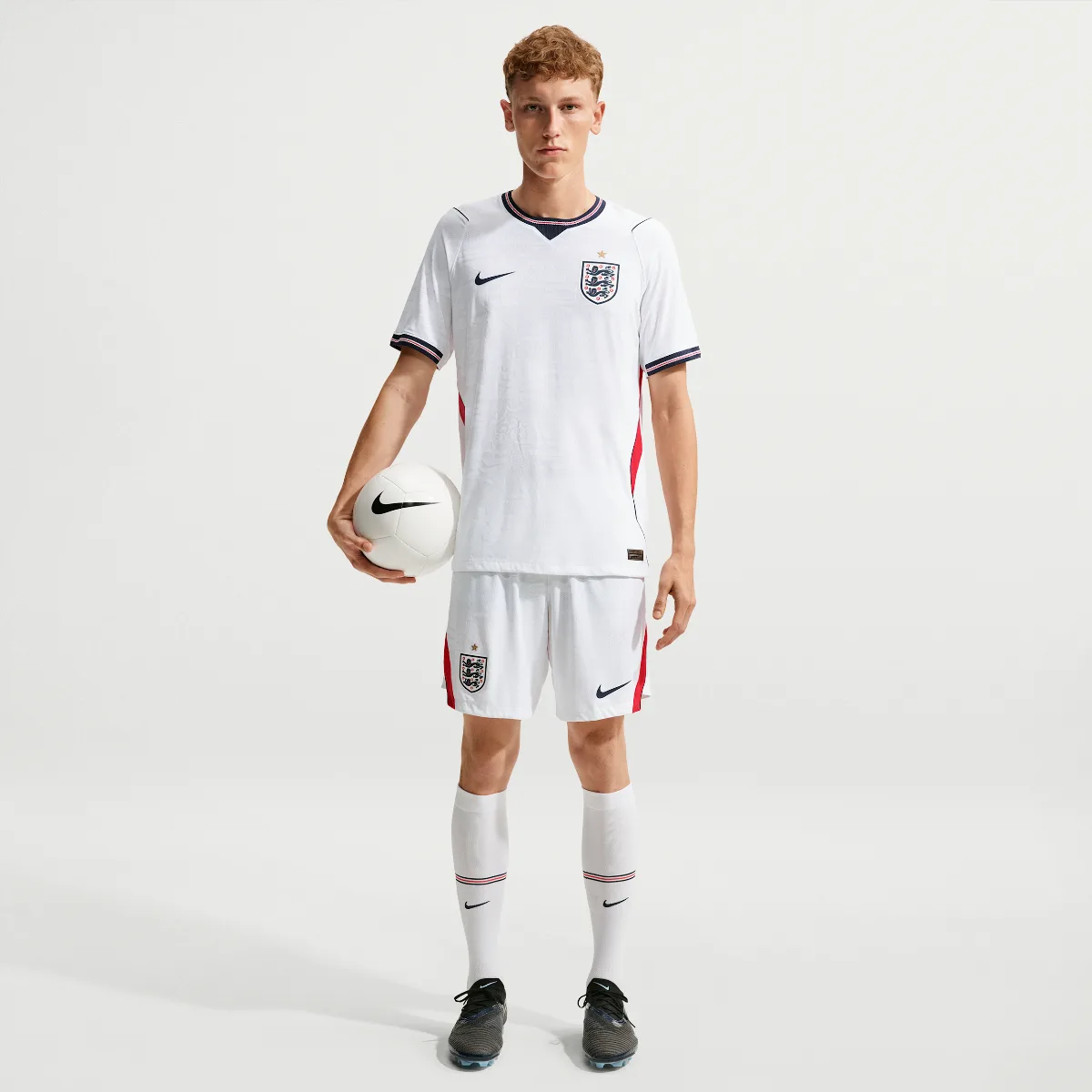England 2026 Match Home Aero-FIT Soccer Authentic Shorts by Nike