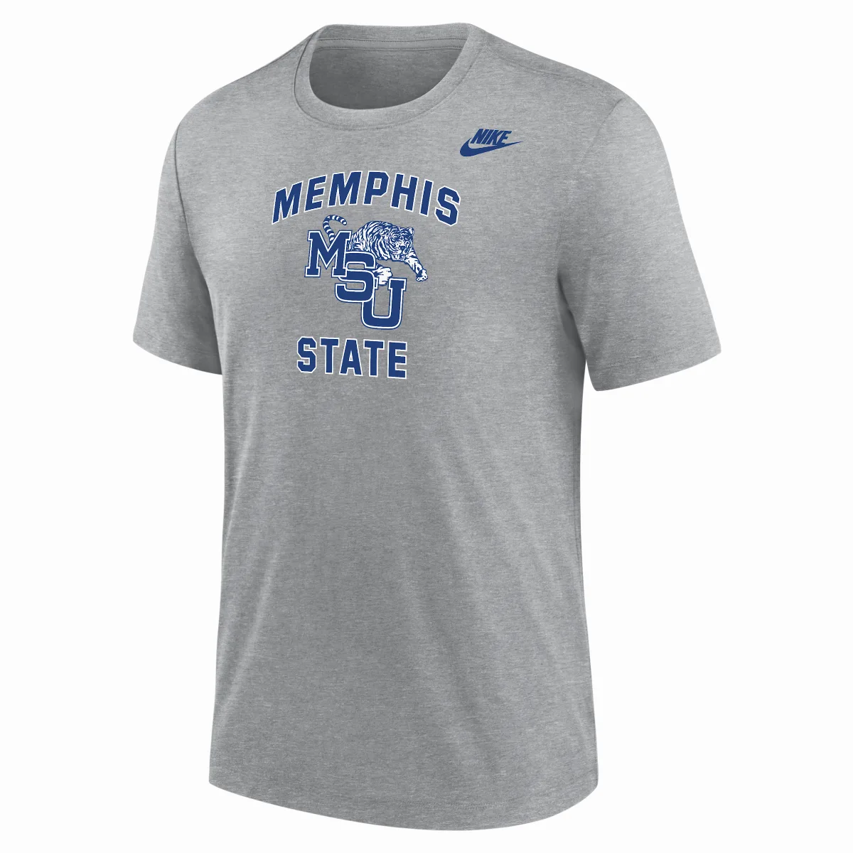 Memphis Tigers Football Tri-Blend T-Shirt
