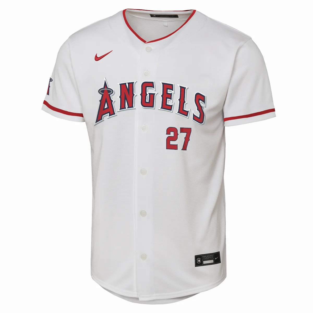 Mike Trout Los Angeles Angels MLB Stadium Jersey by Nike