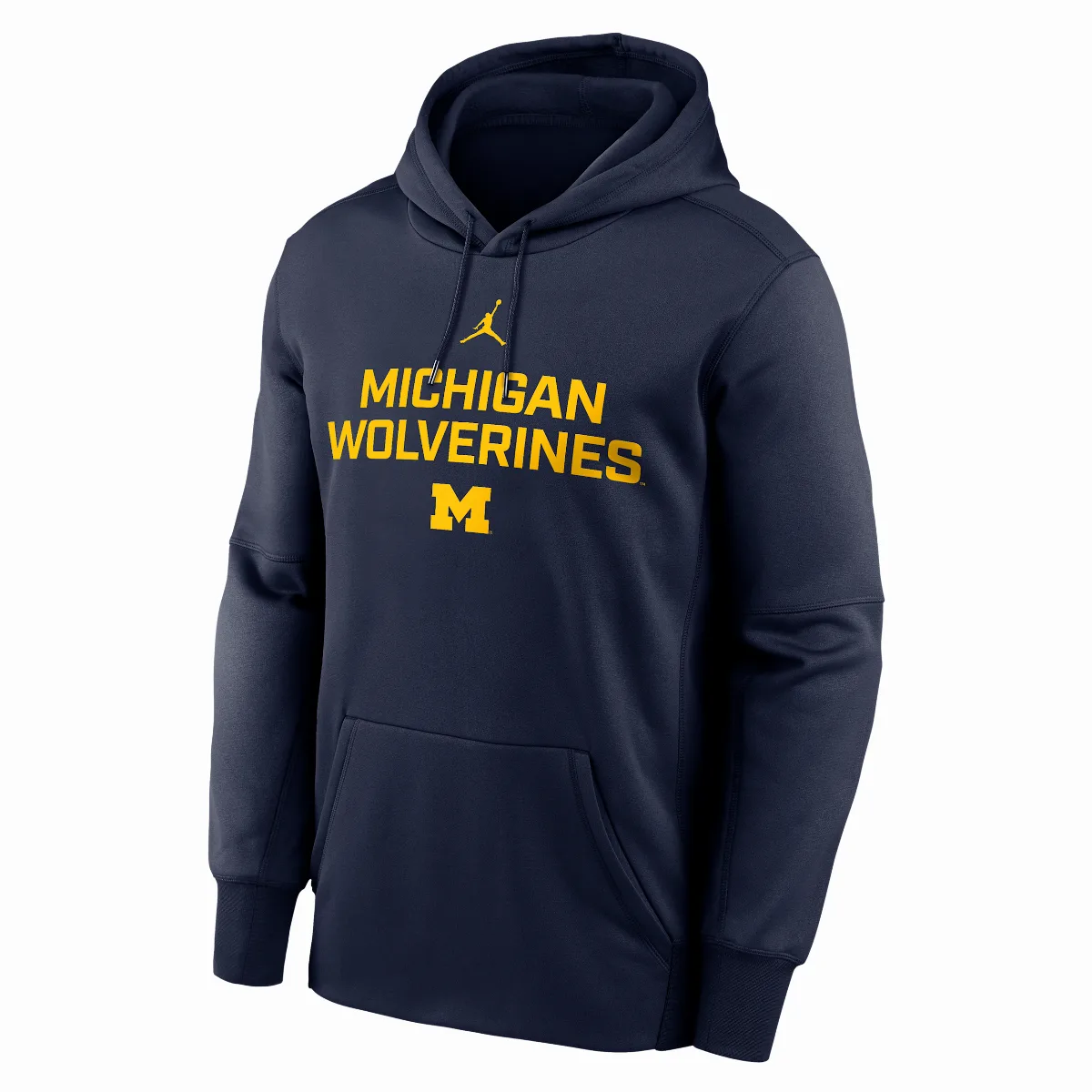 Michigan Team Stacked Jordan Therma College Pullover Hoodie