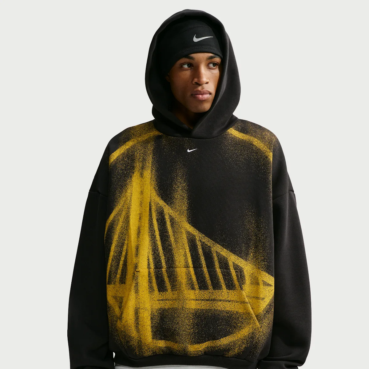 Golden State Warriors Standard Issue Fleece Basketball Hoodie by Nike