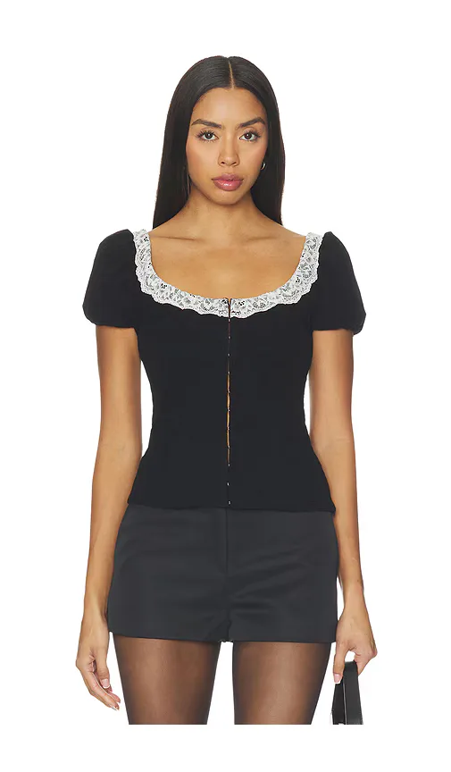 Hannah Puff Sleeve Top by MORE TO COME