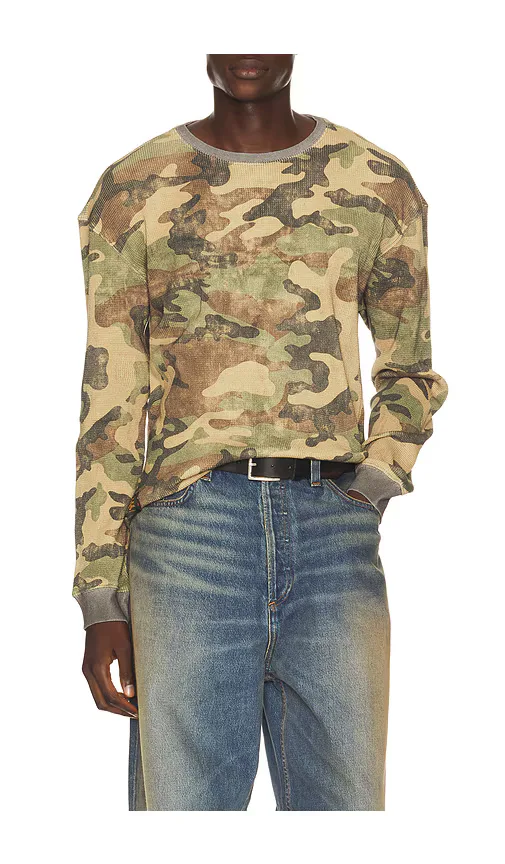 Reversible Woodland Camo Thermal by ONE OF THESE DAYS