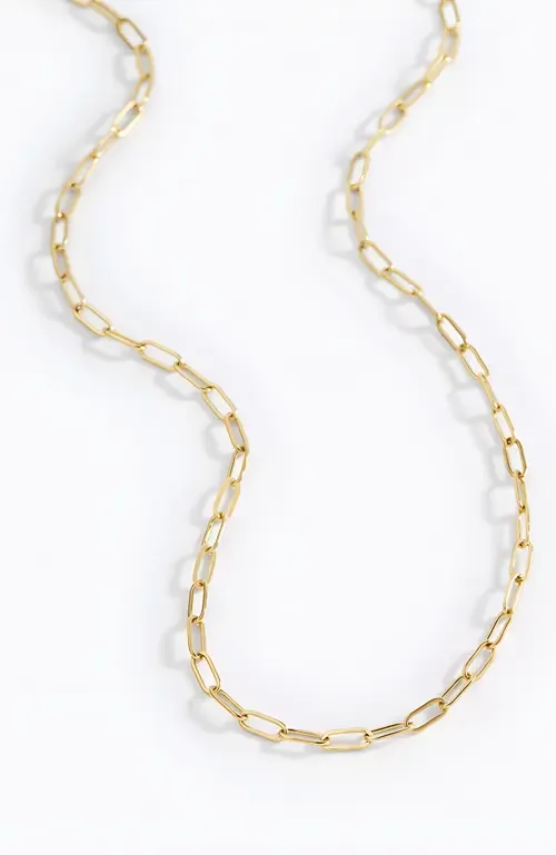 Thin Paperclip Necklace by Mint & Lily